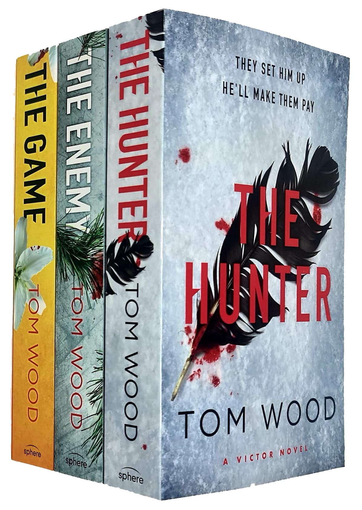 Victor the Assassin Series Tom Wood Collection 3 Books Set, The Hunter, Enemy, Game - Lets Buy Books