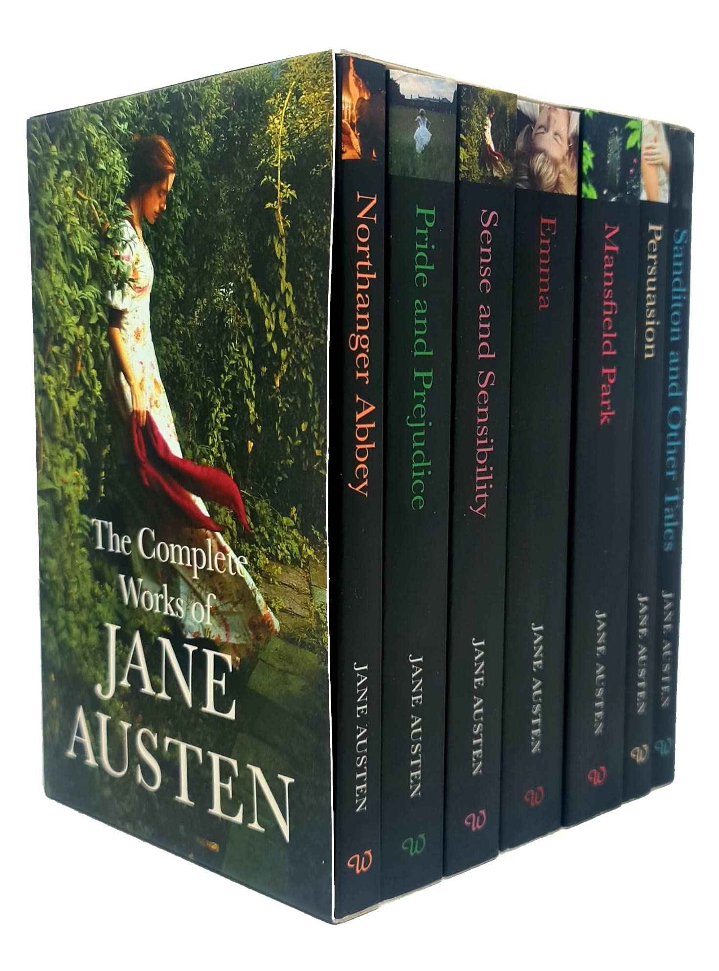 The Complete Works of Jane Austen 7 Books Collection Box Set Mansfield Park Hardcover - Lets Buy Books