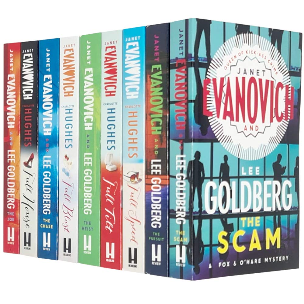 Janet Evanovich 9 Books Collection Set (Scam, Pursuit, Full Speed, Full Tilt) Paperback - Lets Buy Books