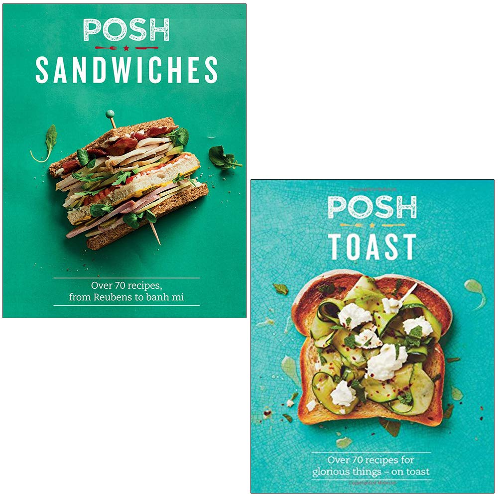 Posh Sandwiches and Posh Toast By Emily Kydd 2 Books Collection Set Hardcover - Lets Buy Books