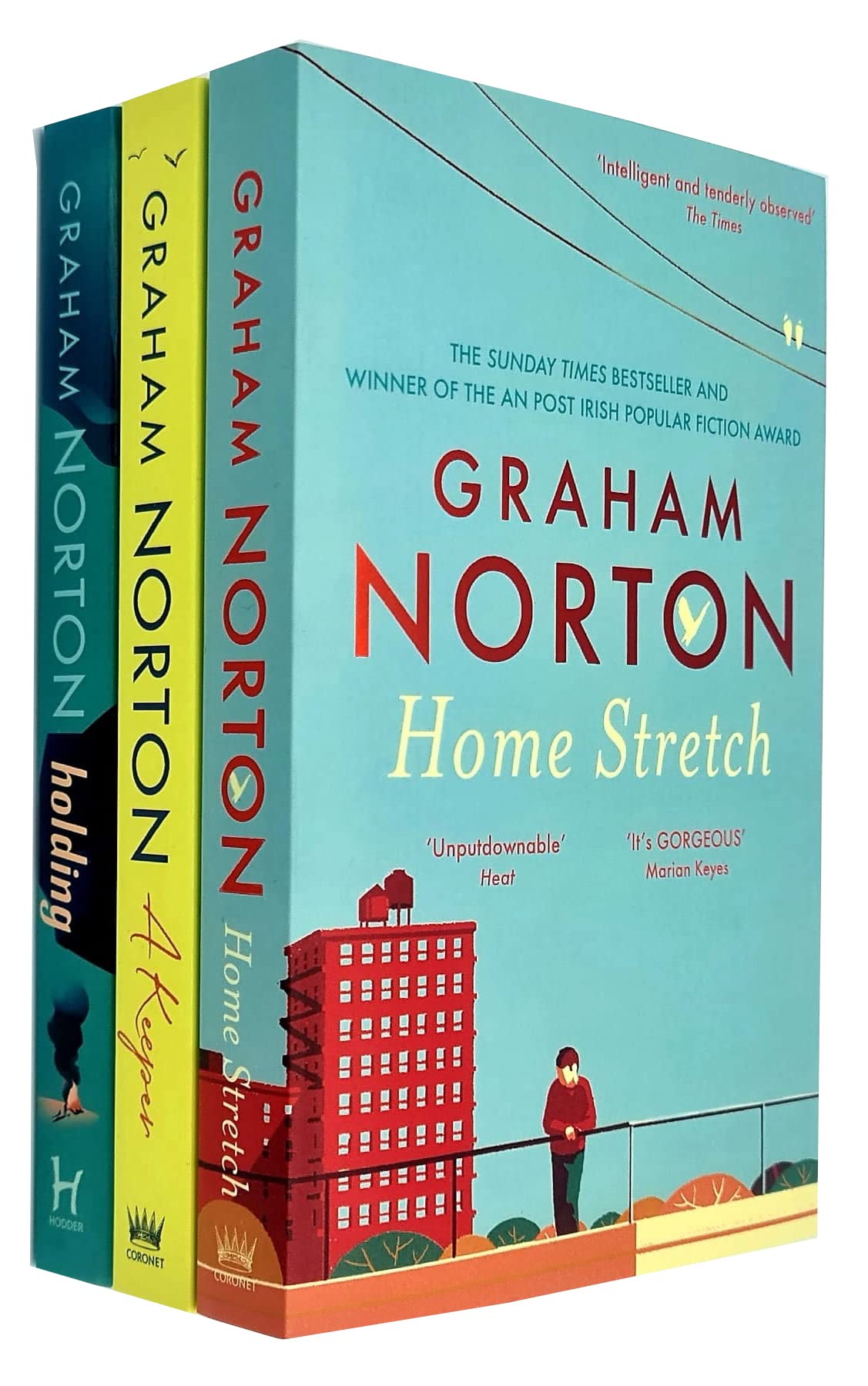 Graham Norton 3 Books Collection Set Home Stretch, A Keeper & Holding Paperback - Lets Buy Books