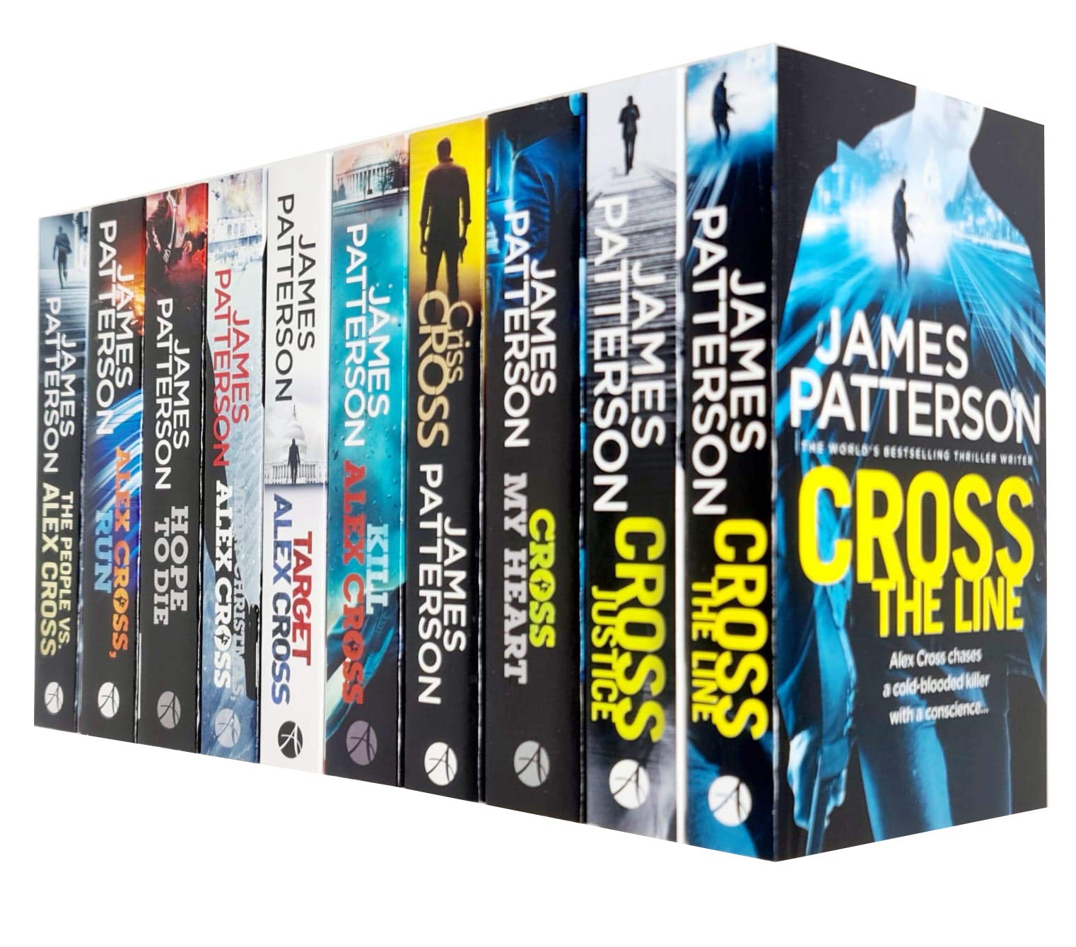 James Patterson Alex Cross Collection 10 Books Set (Cross the Line, Cross Justice, Target) - Lets Buy Books