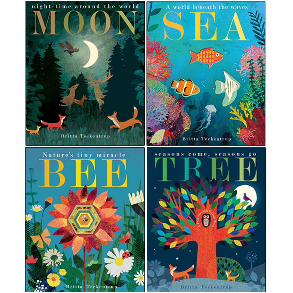 Patricia Hegarty 4 Books Collection Set Pack (Moon, Sea, Bee, Tree) Paperback - Lets Buy Books