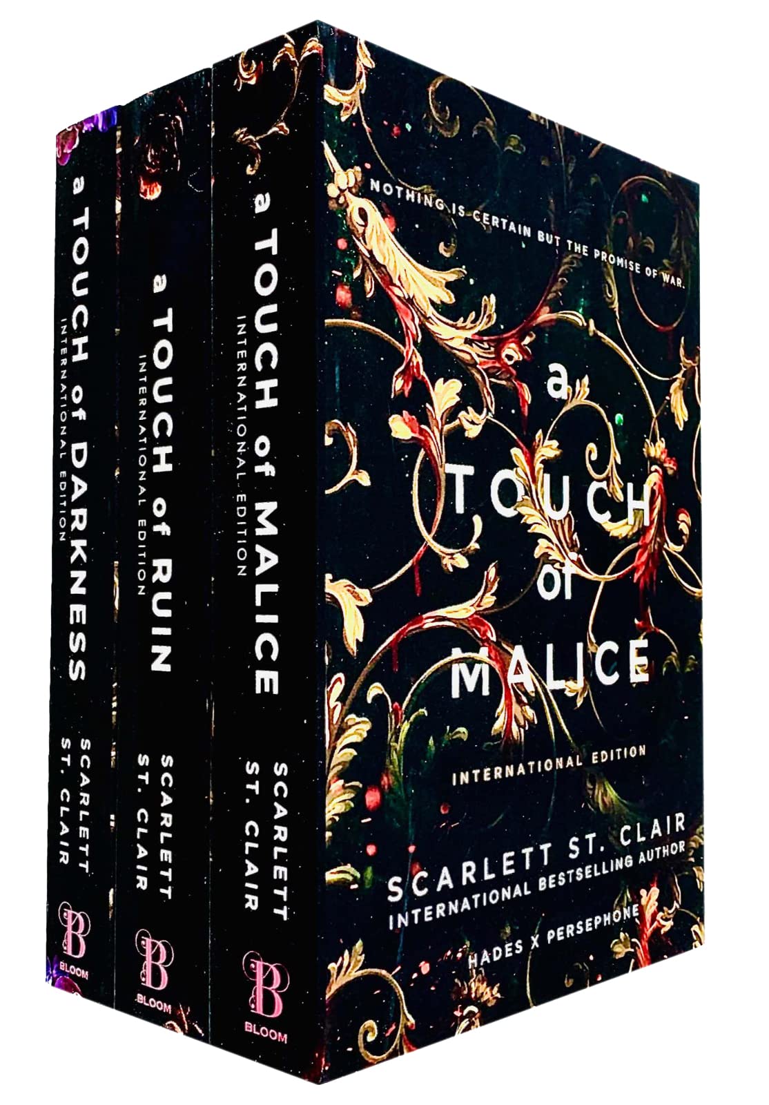 Hades X Persephone Series Books 1 - 3 Collection Set By Scarlett St. Clair (A Touch of Darkness, A Touch of Ruin & A Touch of Malice) - Lets Buy Books