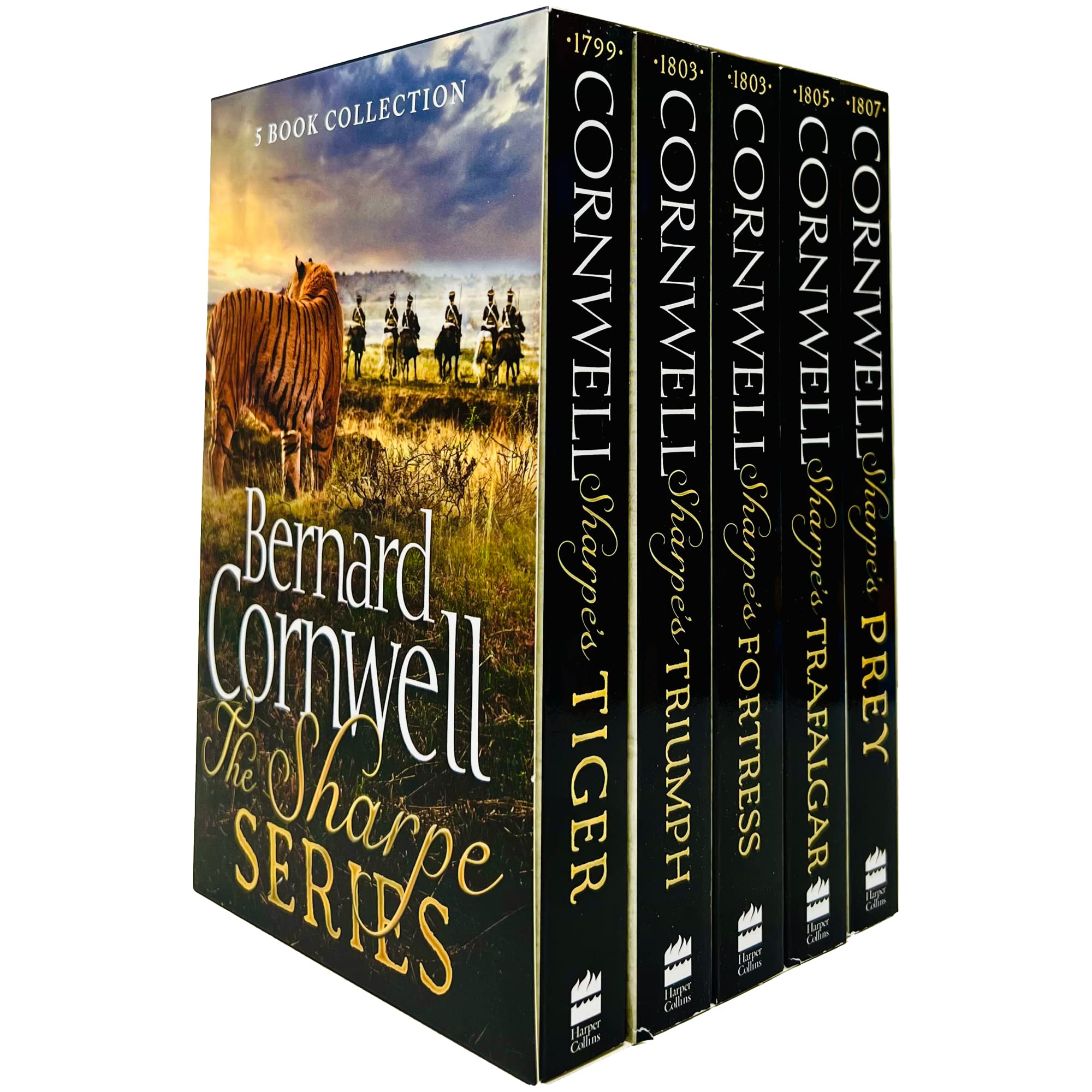Sharpe Series Books 1 - 5 Collection Box Set by Bernard Cornwell Sharpe's Triumph - Lets Buy Books