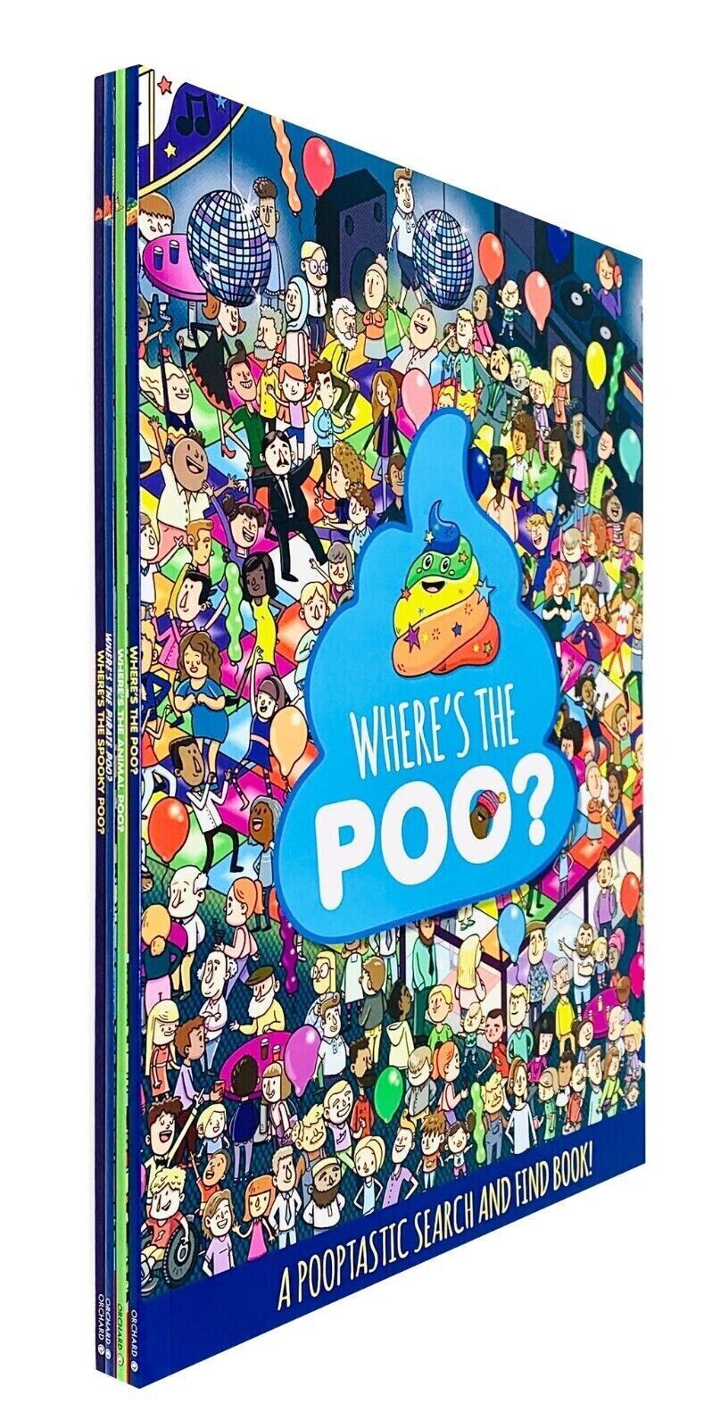 Where's the Poo...? Search and Find Collection 4 Books Set by Alex Hunter - Lets Buy Books