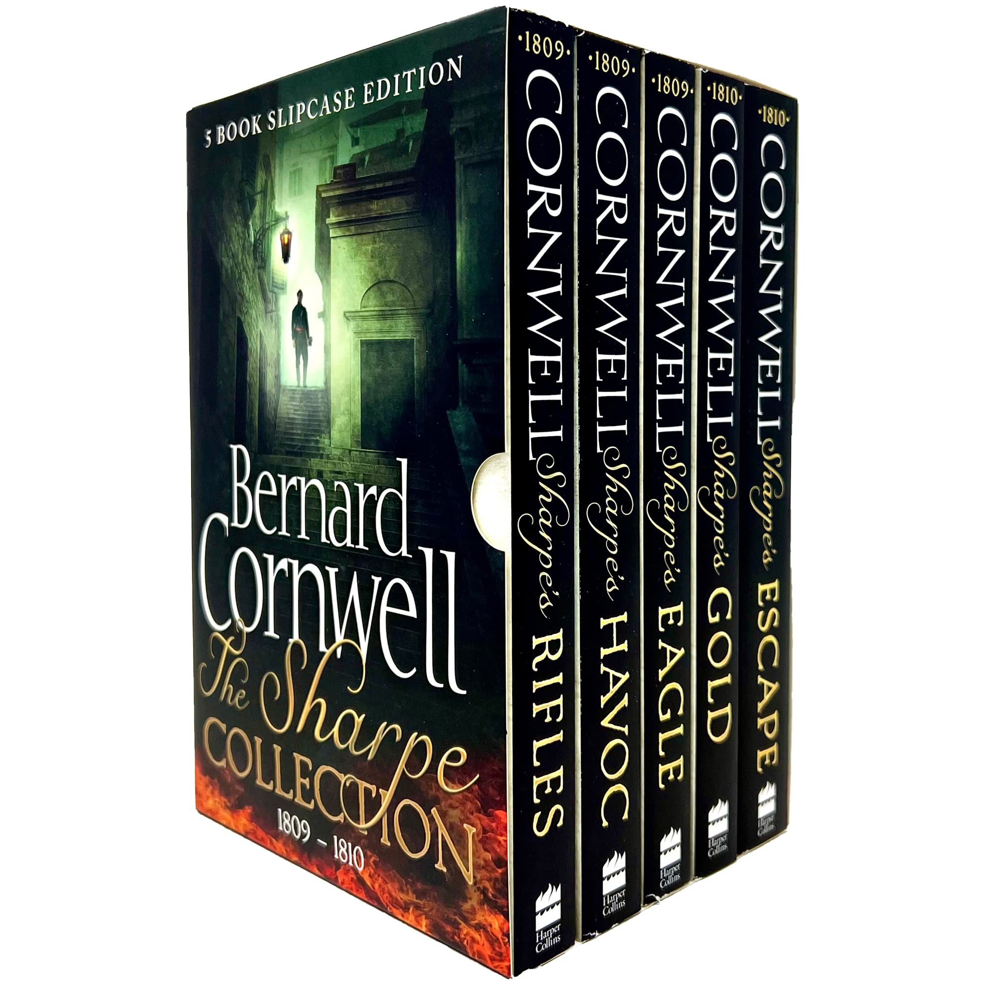 Sharpe Series Books 6 - 10 Collection Box Set by Bernard Cornwell | Rifles | Havoc | Eagle - Lets Buy Books