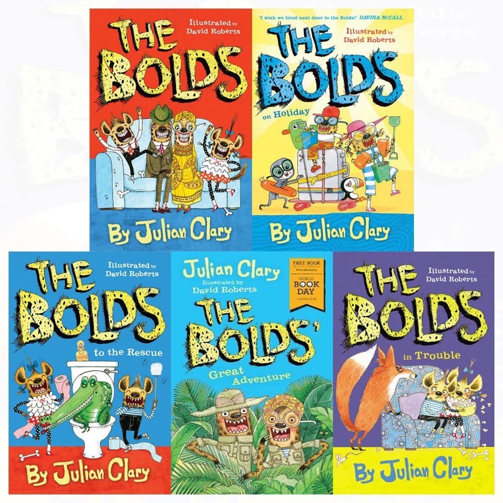 Julian Clary Bolds Series 5 Books Collection Set (The Bolds to The Rescue, Bolds & More...) - Lets Buy Books