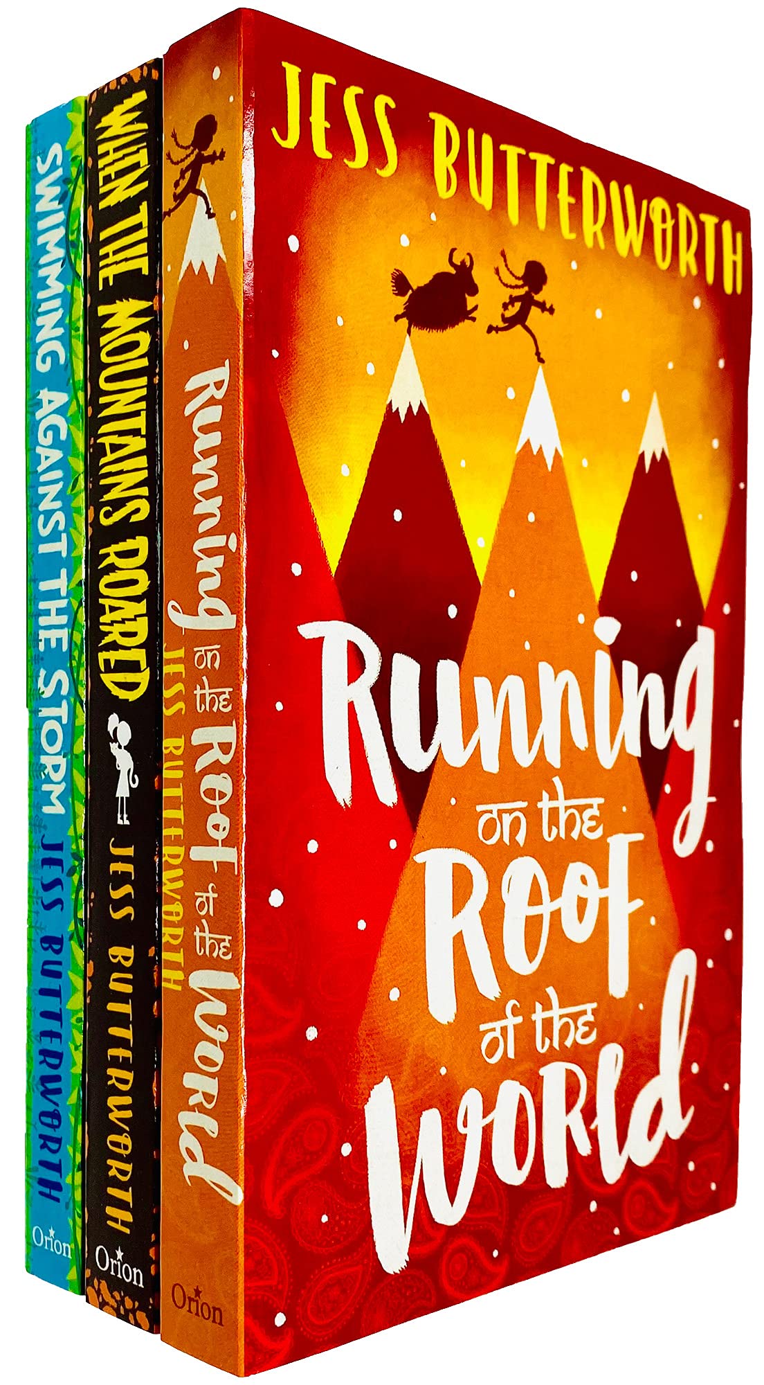 Jess Butterworth 3 Books Collection Set When the Mountains Roared, Swimming Against - Lets Buy Books
