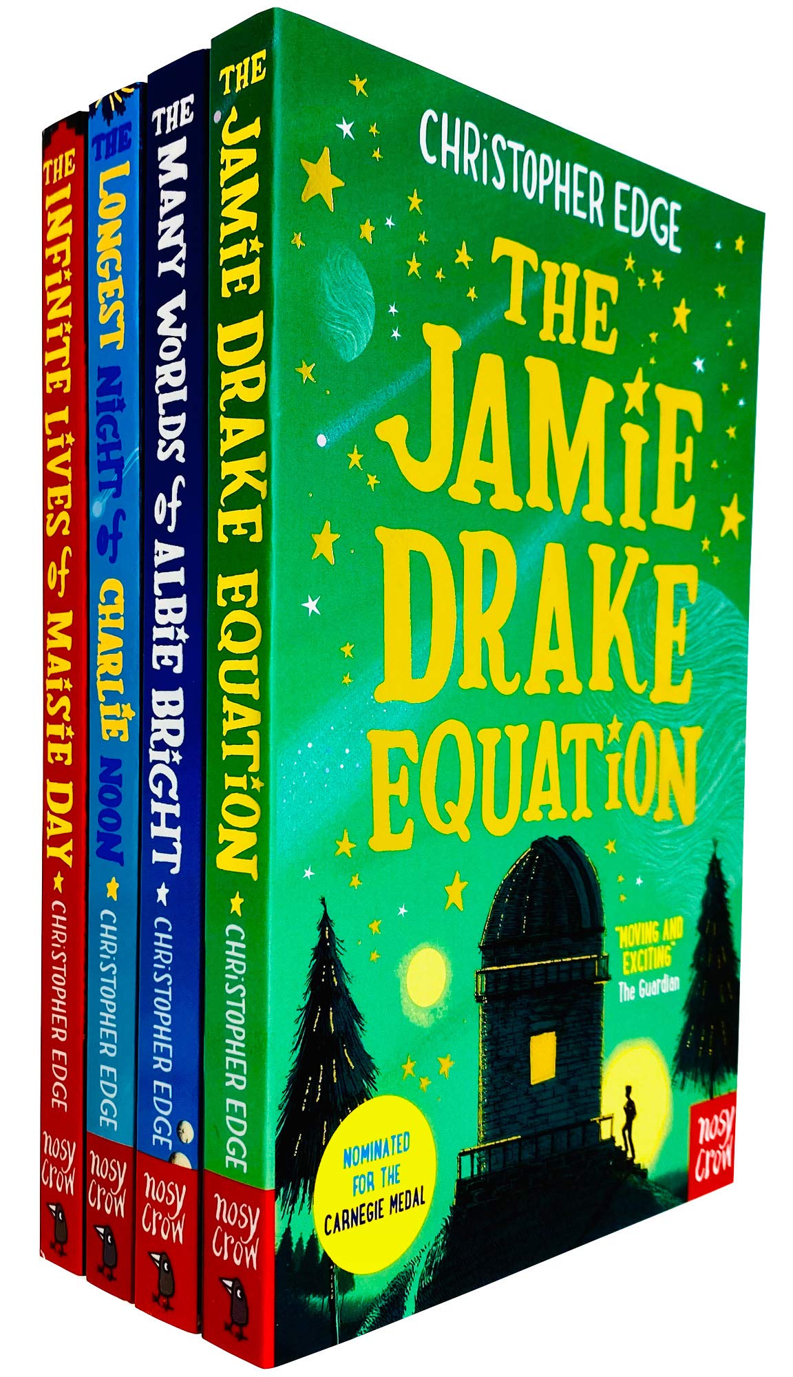 Christopher Edge 4 Books Collection Set, Longest Night of Charlie Noon Paperback - Lets Buy Books