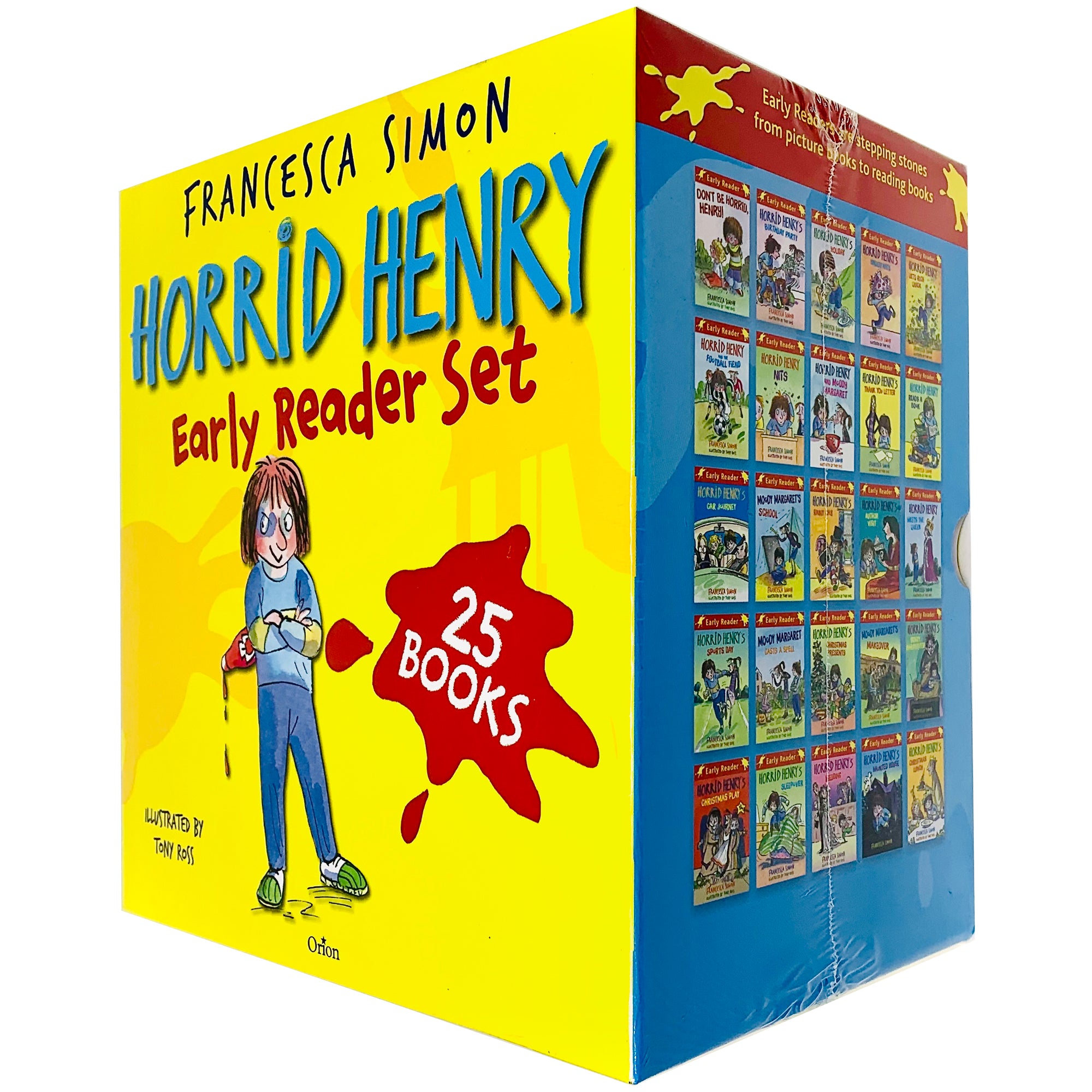 Horrid Henry Early Reader Set 25 Books Collection Box Set by Francesca Simon Paperback - Lets Buy Books