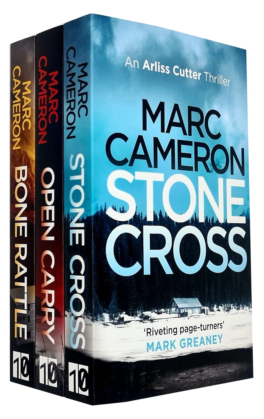 Marc Cameron Arliss Cutter 3 Books Collection Set - Open Carry, Stone Cross, Bone Rattle - Paperback crime thriller set