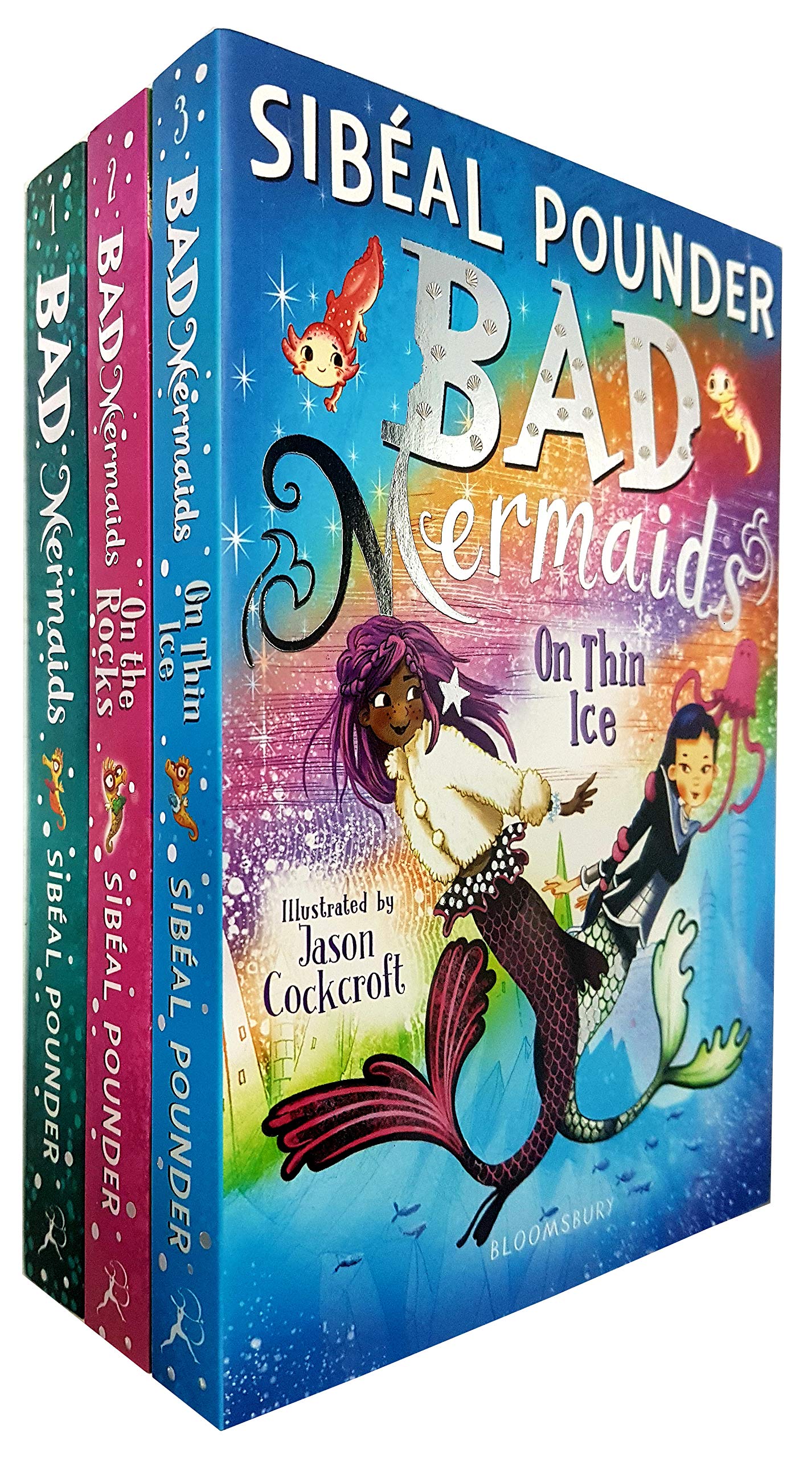 Bad Mermaids 3 Books Collection Set by Sibeal Pounder - Ages 9-14 - Paperback cover