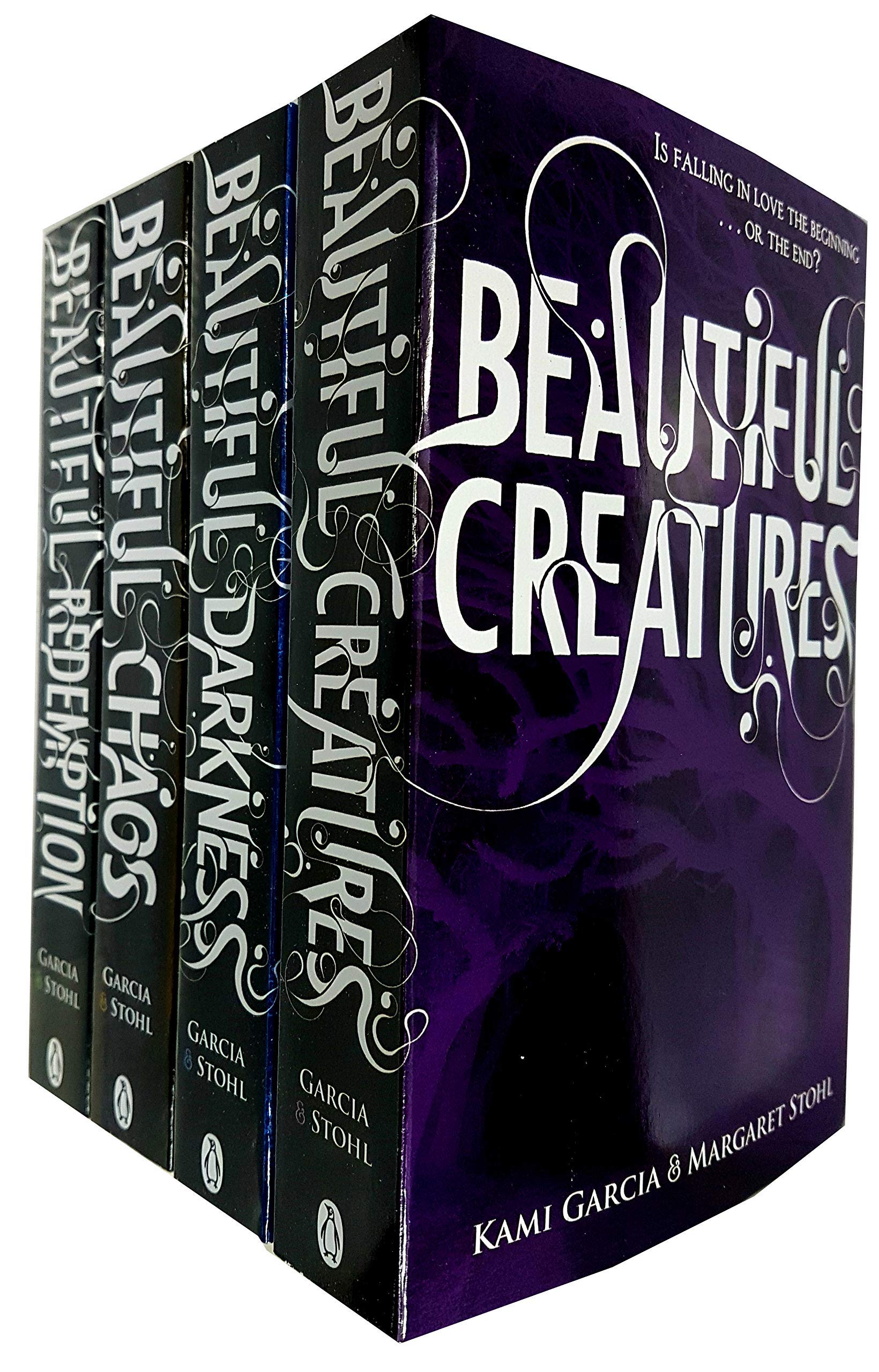 Beautiful Creatures 4 Books Collection Set by Kami Garcia and Margaret Stohl - paperback young adult fantasy romance set including Beautiful Creatures, Beautiful Darkness, Beautiful Chaos and Beautiful Redemption