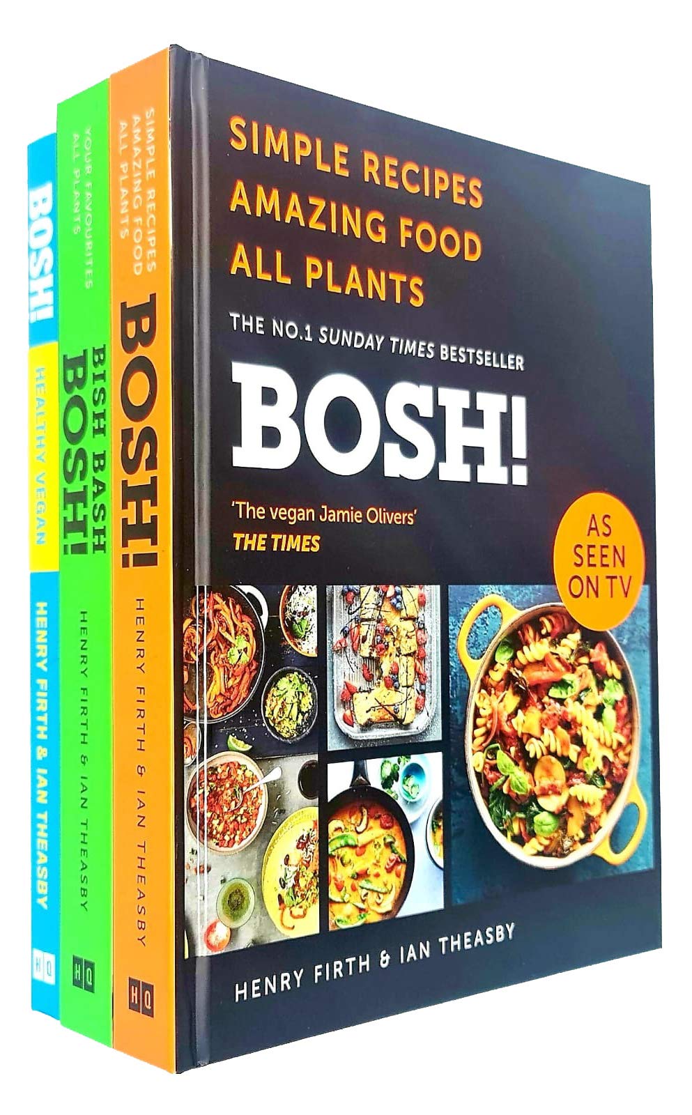 BOSH! 3 Books Collection Set by Henry Firth and Ian Theasby - Simple Recipes, Healthy Vegan, Bish Bash Bosh - Mixed Format Vegan Cookbooks