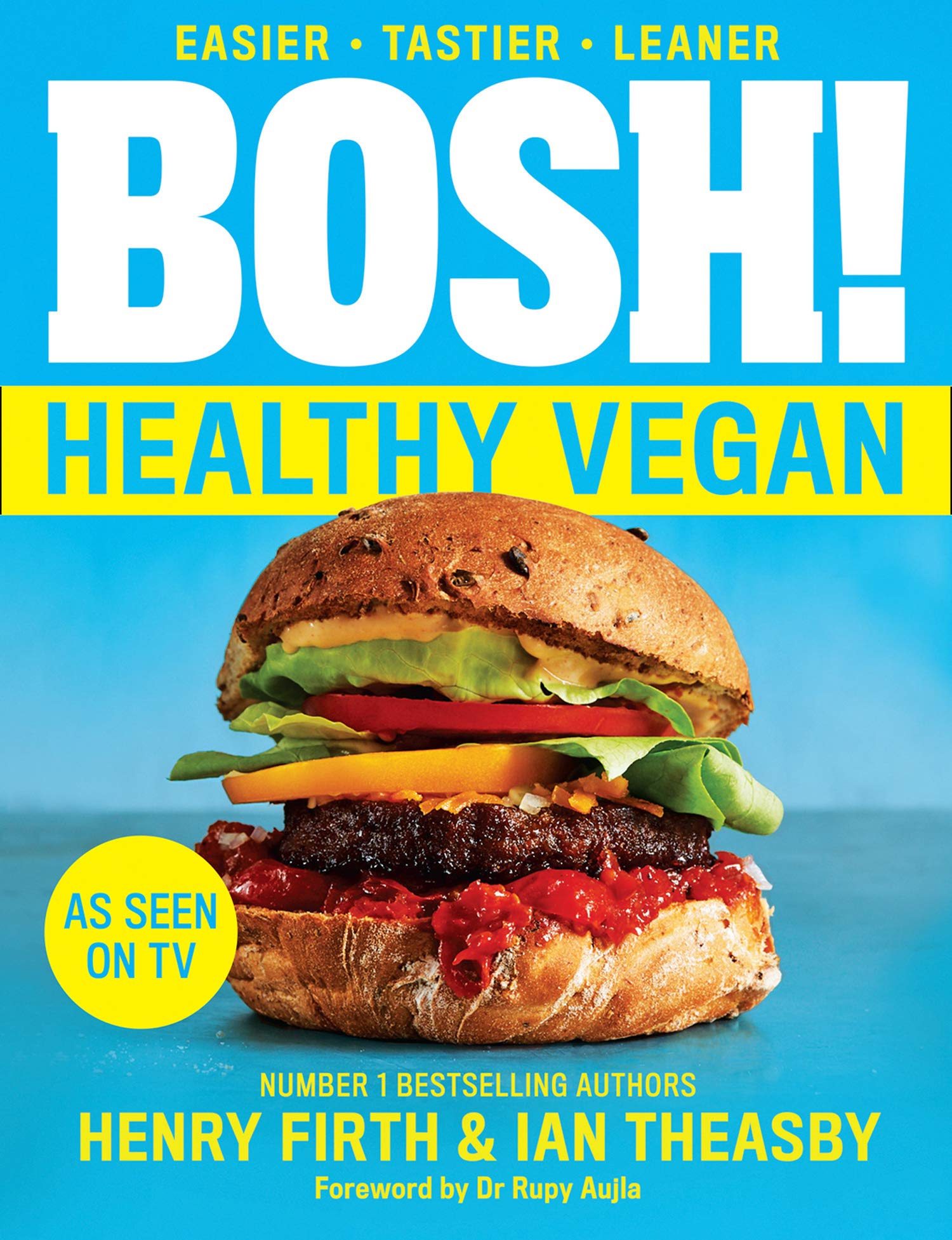 BOSH! Healthy Vegan by Henry Firth and Ian Theasby - paperback vegan cookbook cover