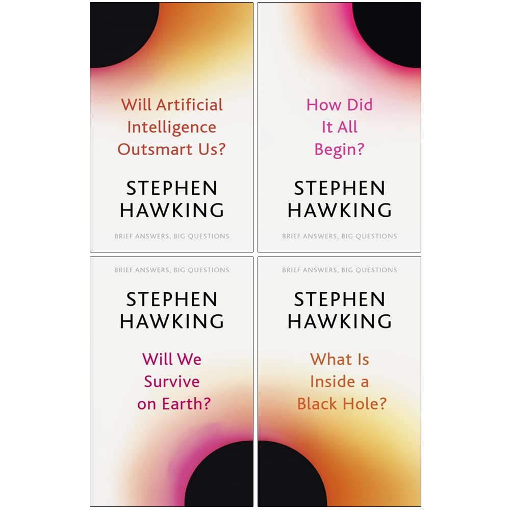 Brief Answers, Big Questions 4 Books Collection Set by Stephen Hawking - Paperback science essays