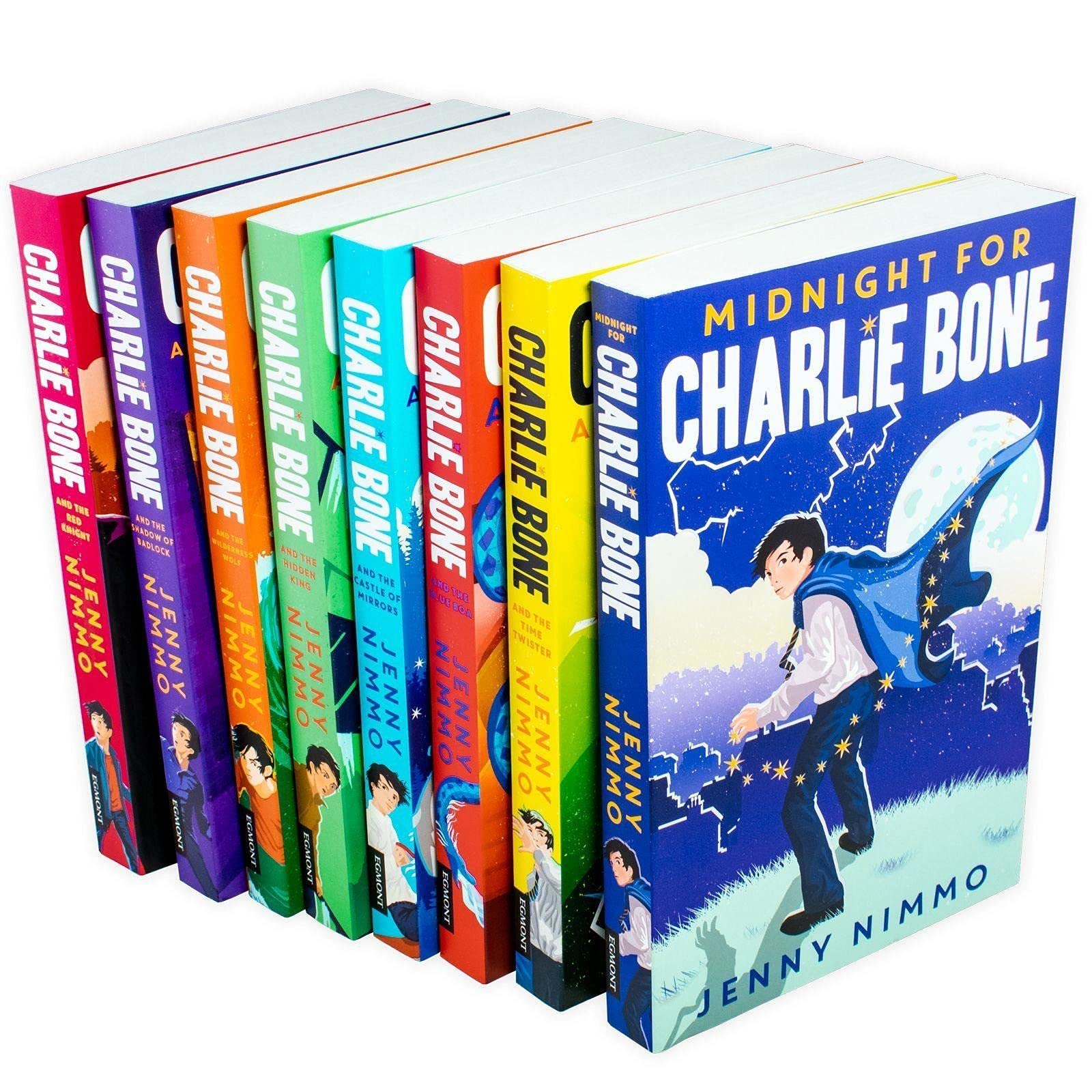Charlie Bone 8 Books Collection Set by Jenny Nimmo - Paperback children's fantasy series for ages 9-12, includes Midnight for Charlie Bone and the Blue Boa