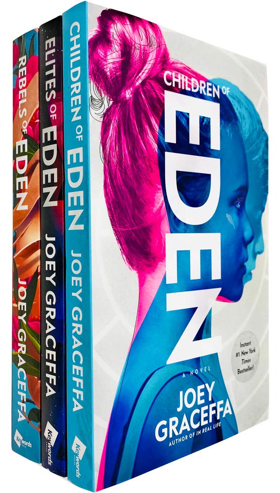 Children of Eden Trilogy by Joey Graceffa - 3 Books Paperback Collection Set (Children of Eden, Elites of Eden, Rebels of Eden) - Young Adult