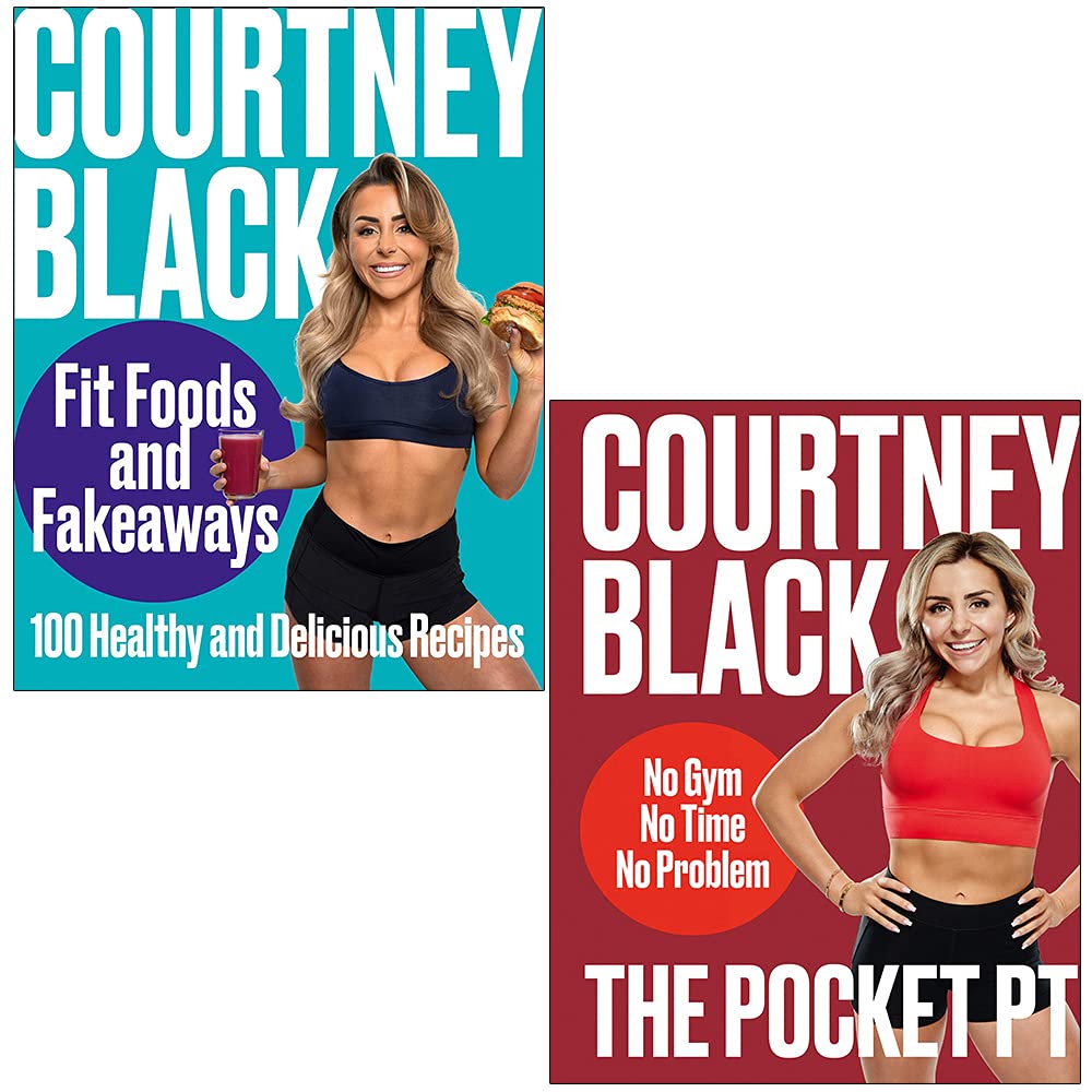 Courtney Black 2 Books Collection Set - Fit Foods and Fakeaways and The Pocket PT - Hardback