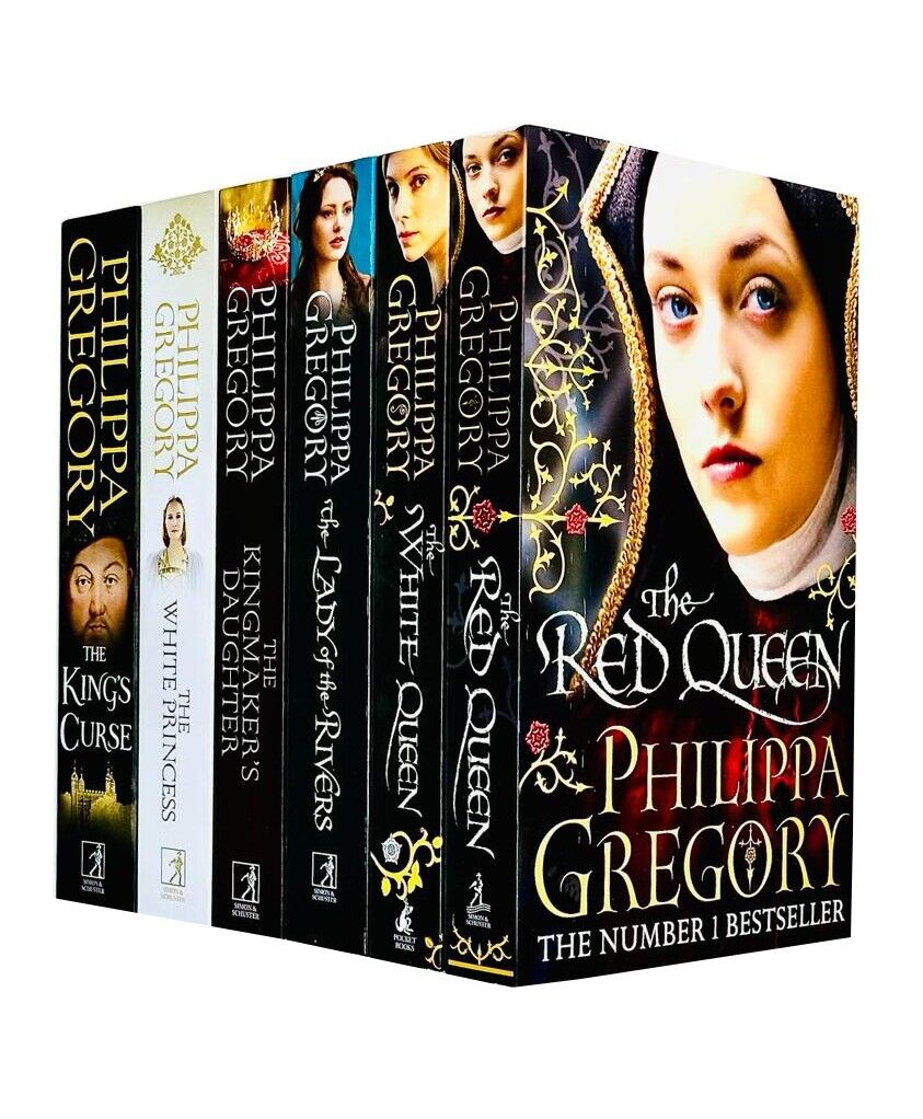 The Cousins' War 6 Book Collection Set by Philippa Gregory - Historical Fiction Paperback - front cover set