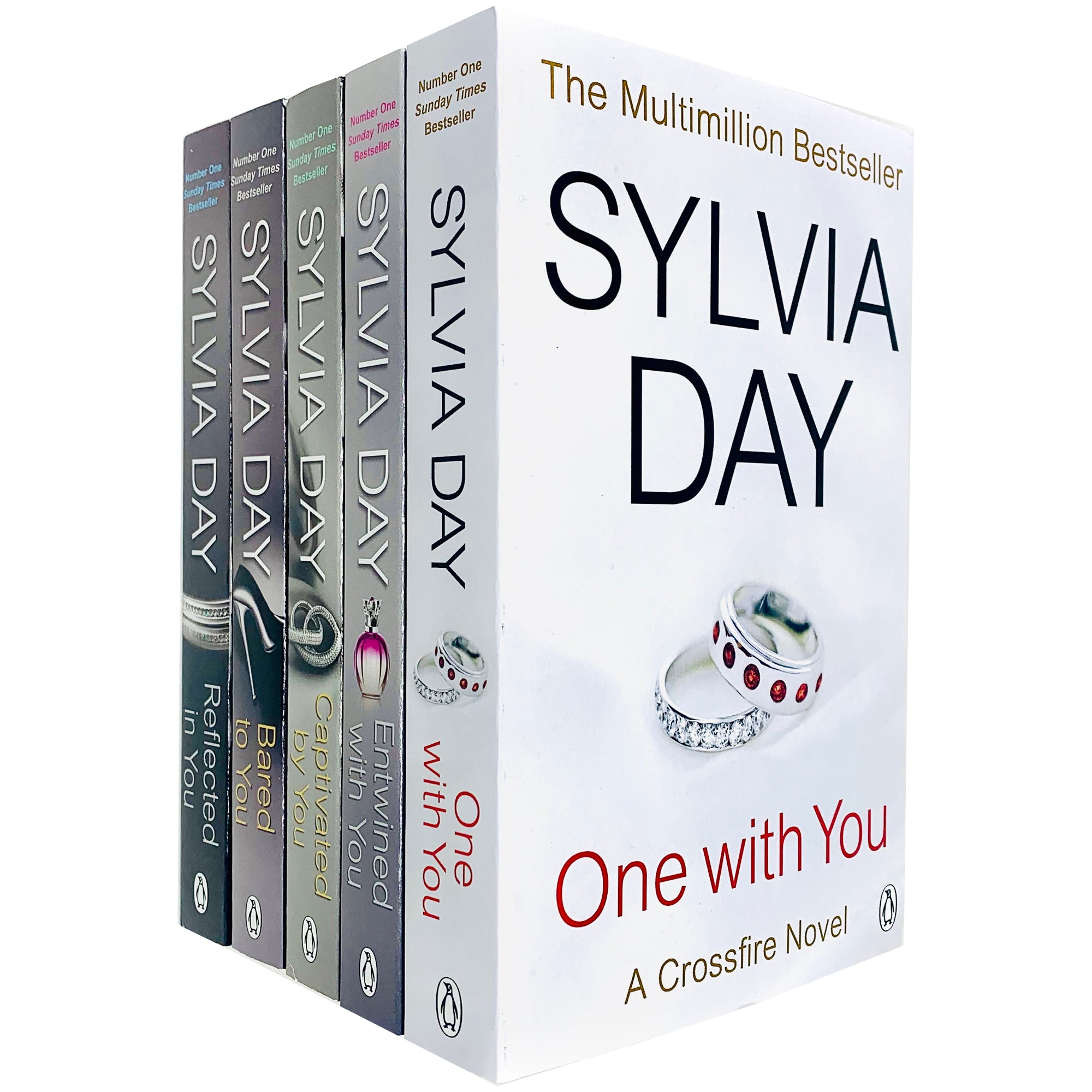 One with You paperback front cover, book five of the Crossfire series by Sylvia Day