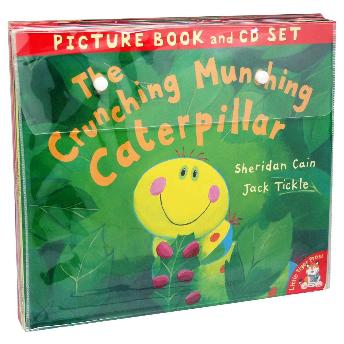 The Crunching Munching Caterpillar and Other Stories 10 Books & CDs Collection Set - Paperback picture books for Ages 0-5, Little Tiger Press