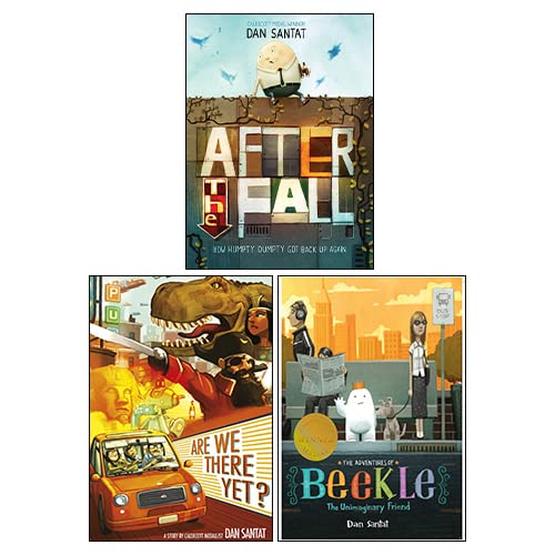 Dan Santat 3 Books Collection Set featuring The Adventures of Beekle, Are We There Yet? and After the Fall - Paperback picture books for Ages 3-7