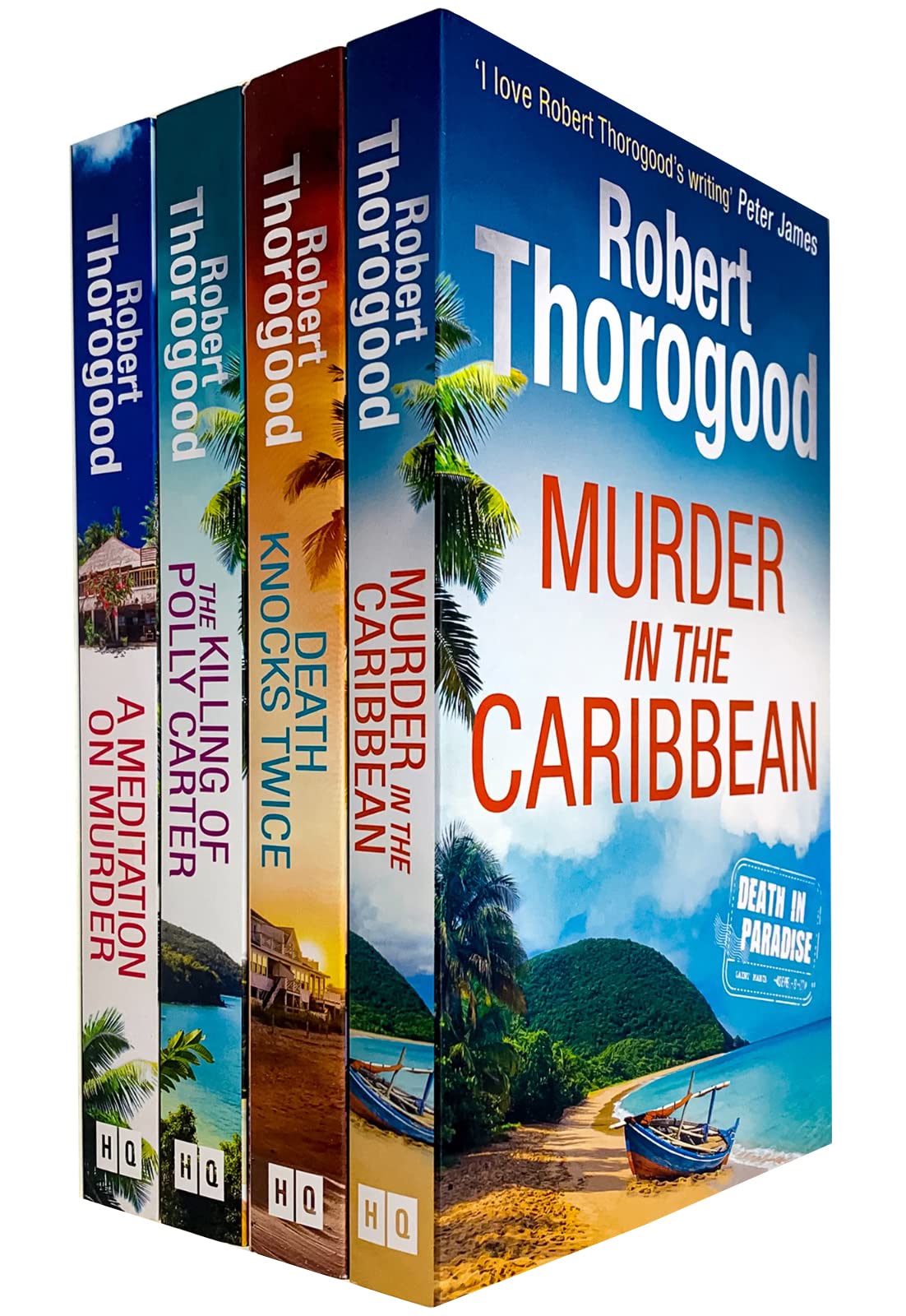 Death in Paradise Mystery 4 Books Collection Set by Robert Thorogood - Paperback fiction box set