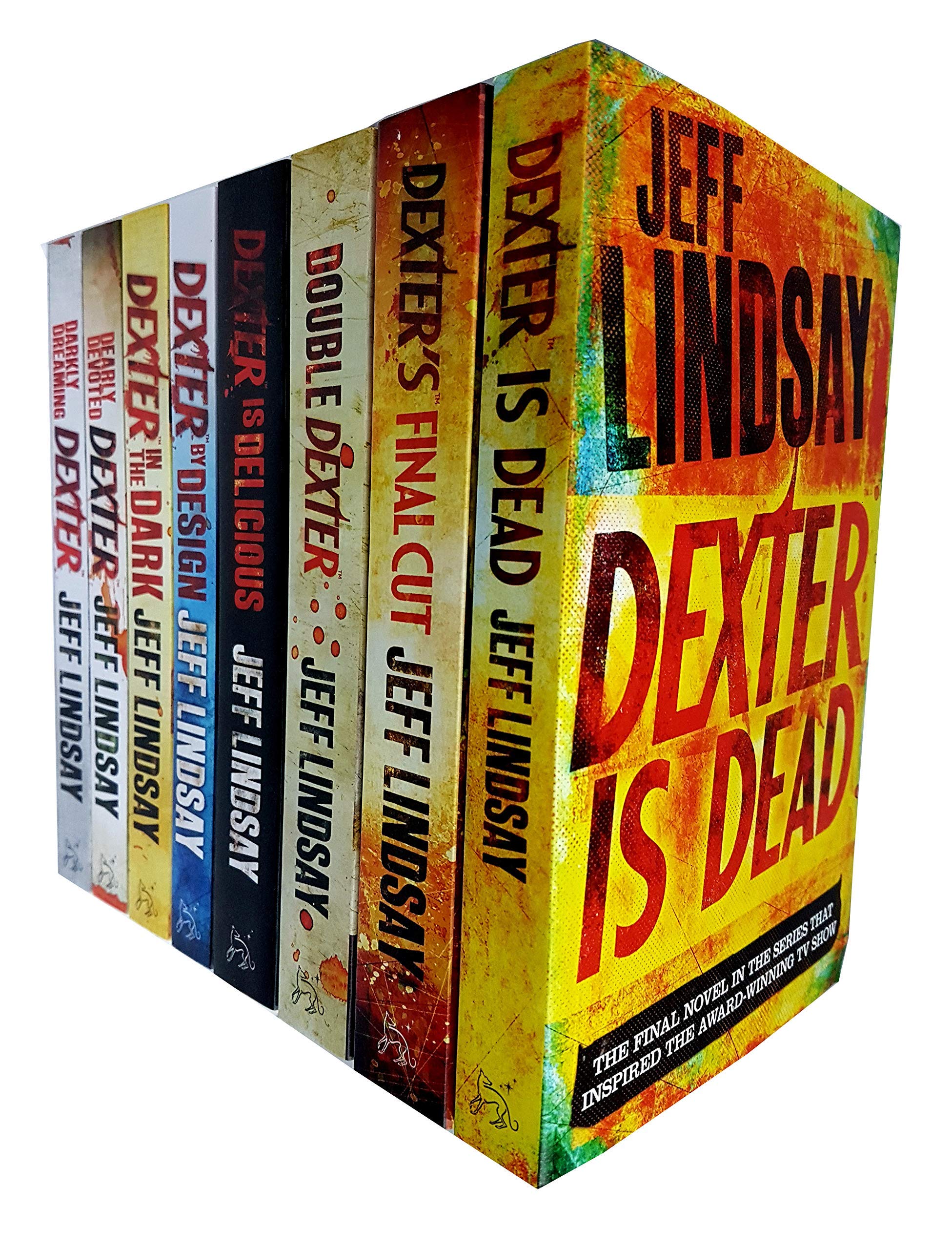 Dexter Series by Jeff Lindsay - Complete 8 Book Paperback Collection Set including Darkly Dreaming Dexter and Dexter is Dead
