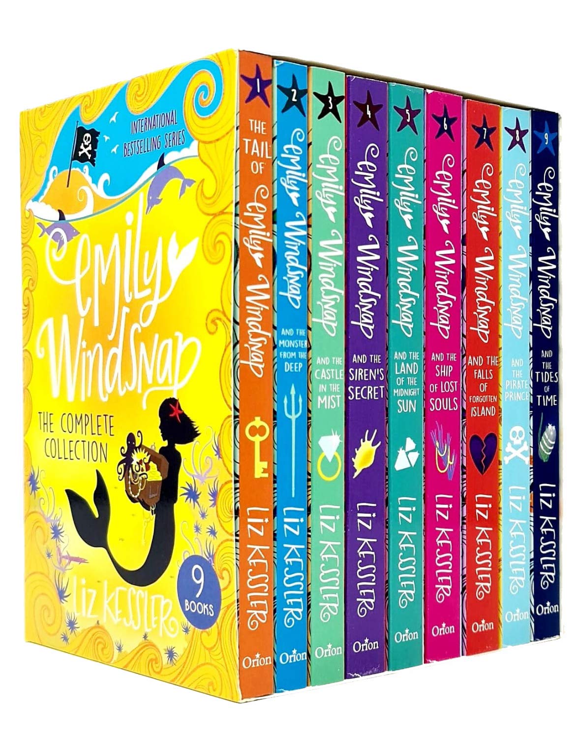 Emily Windsnap Series by Liz Kessler - Complete 9 Book Paperback Collection Set for Ages 9-12