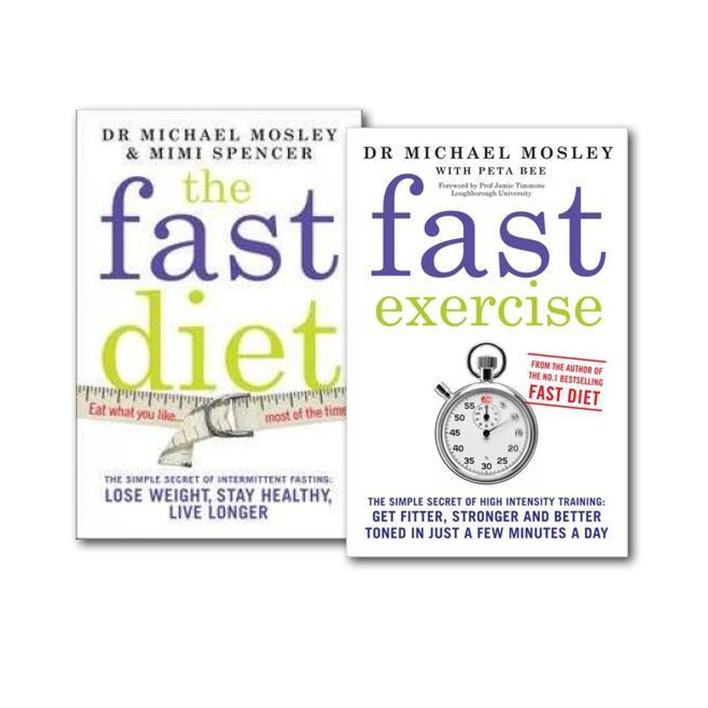 The Fast Diet and Fast Exercise by Michael Mosley - 2 Books Collection Set - Non Fiction Paperback