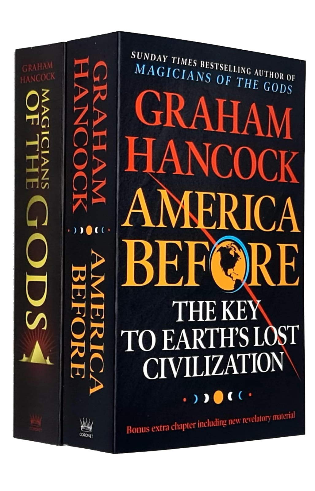 Graham Hancock 2 Books Collection Set - Magicians of the Gods and America Before - New Paperback Non-Fiction