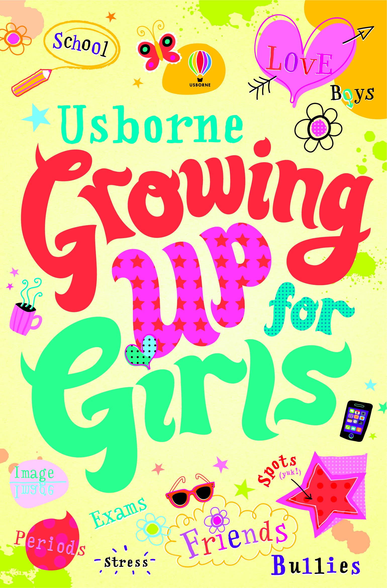 Growing Up for Girls by Felicity Brooks and Katie Lovell - Usborne paperback puberty and confidence guide for girls ages 9-12