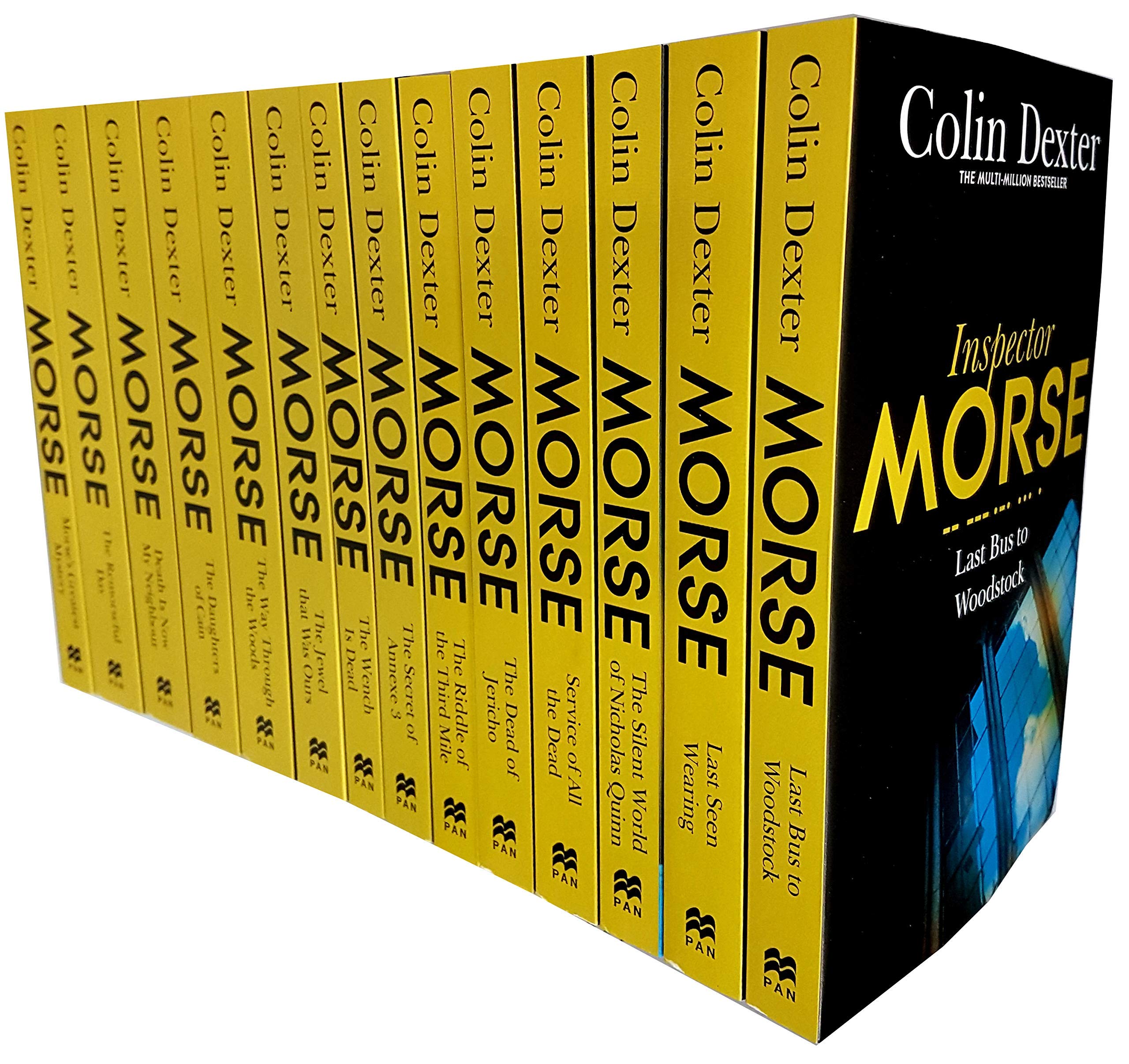 Colin Dexter's Inspector Morse 14 Books Collection Set - Paperback edition including Last Seen Wearing and The Riddle of the Third Mile