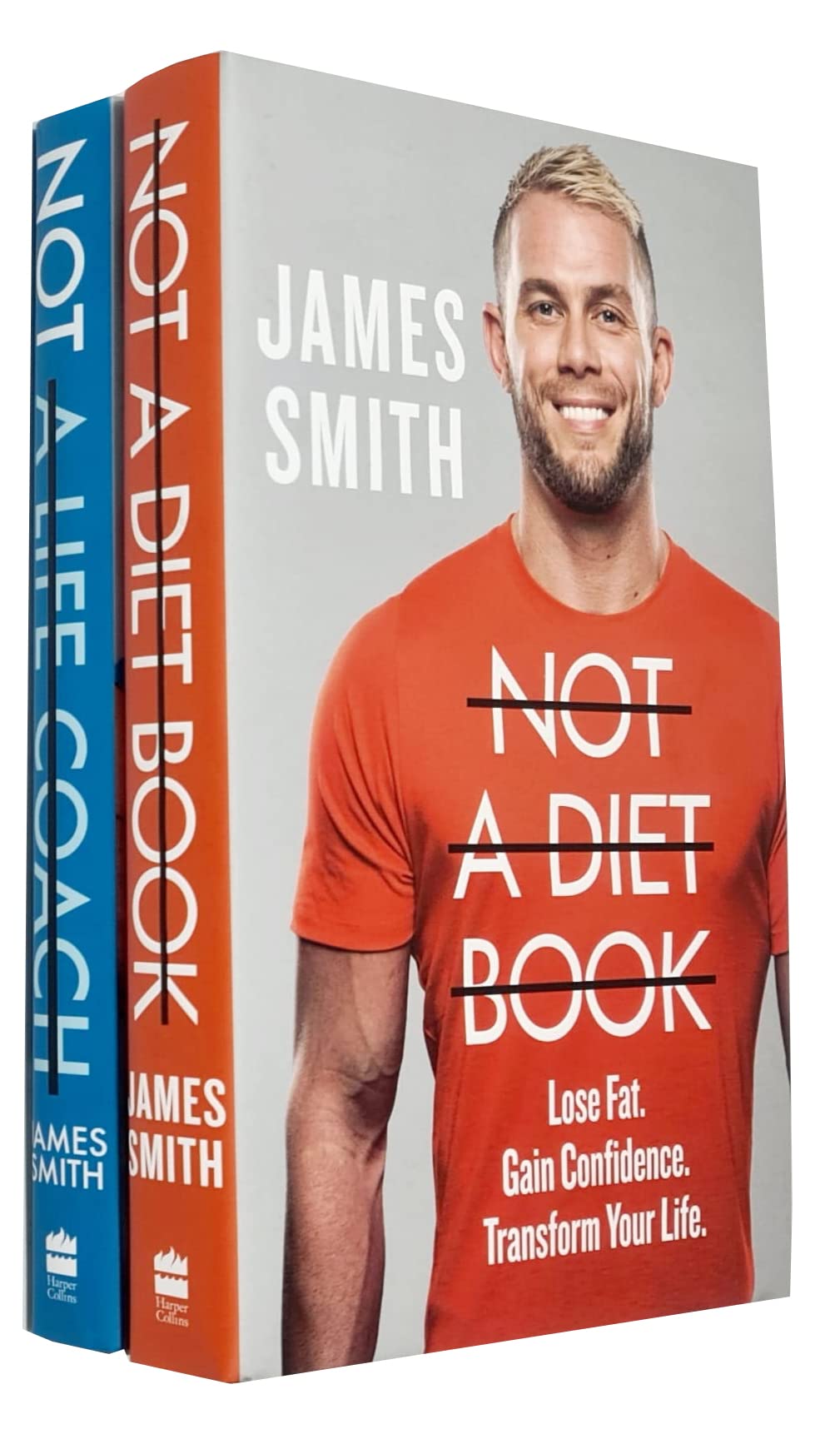 James Smith 2 Books Collection Set - Not a Diet Book and Not a Life Coach - New Paperback Non-Fiction Set