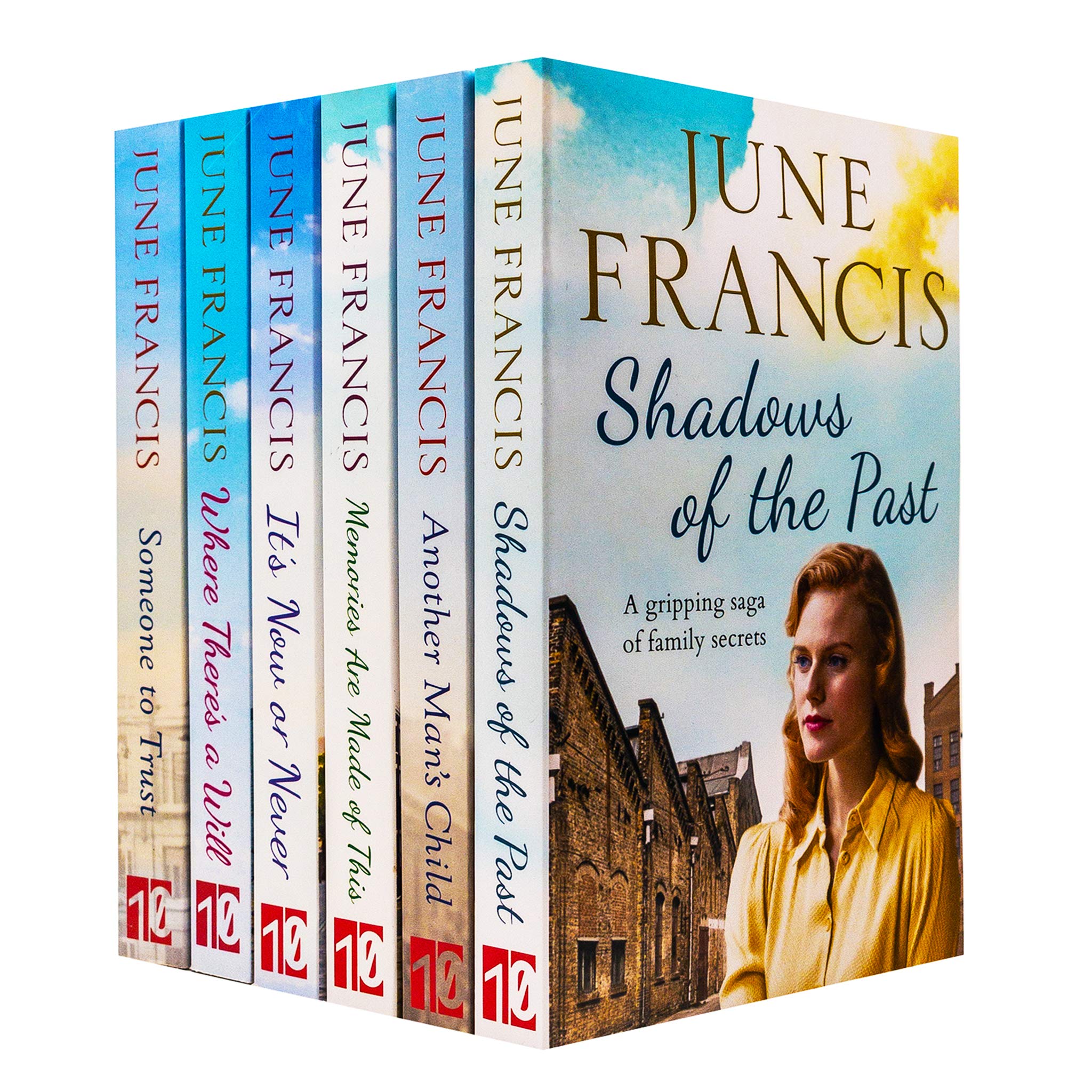 June Francis Liverpool Sagas 6 Books Collection Set including Shadows of the Past, Another Man's Child and Memories Are Made of This - Paperback