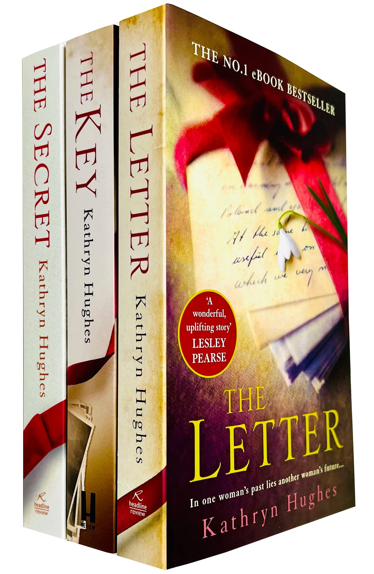 Kathryn Hughes 3 Books Collection Set - The Secret, The Letter & The Key - Paperback family saga fiction, brand new