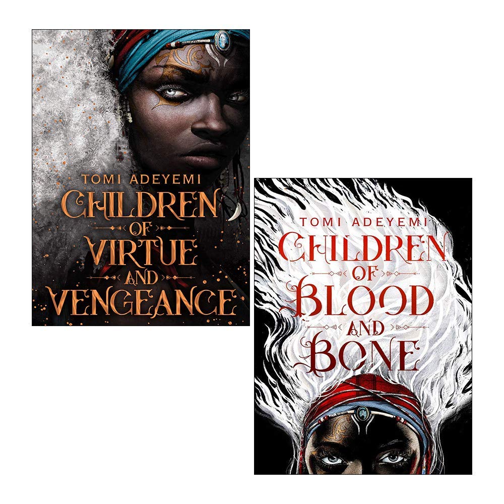Legacy of Orïsha 2 Books Collection Set by Tomi Adeyemi - Children of Blood and Bone and Children of Virtue and Vengeance - Paperback Young Adult Fantasy