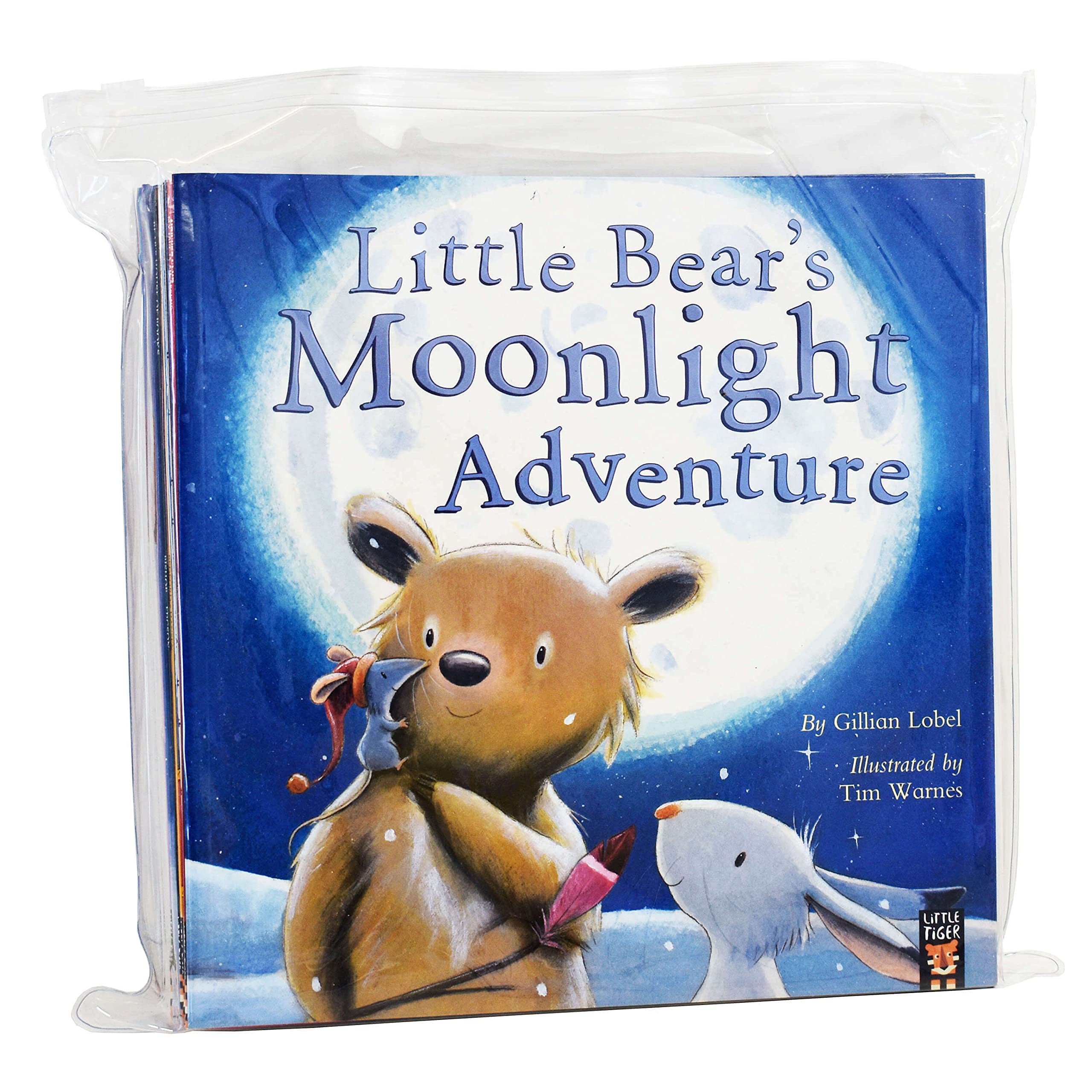 Little Tiger Animal Picture Stories 10 Books Collection Set - Paperback animal picture books for ages 3-5, including Little Bear's Moonlight Adventure and A Long Way from Home
