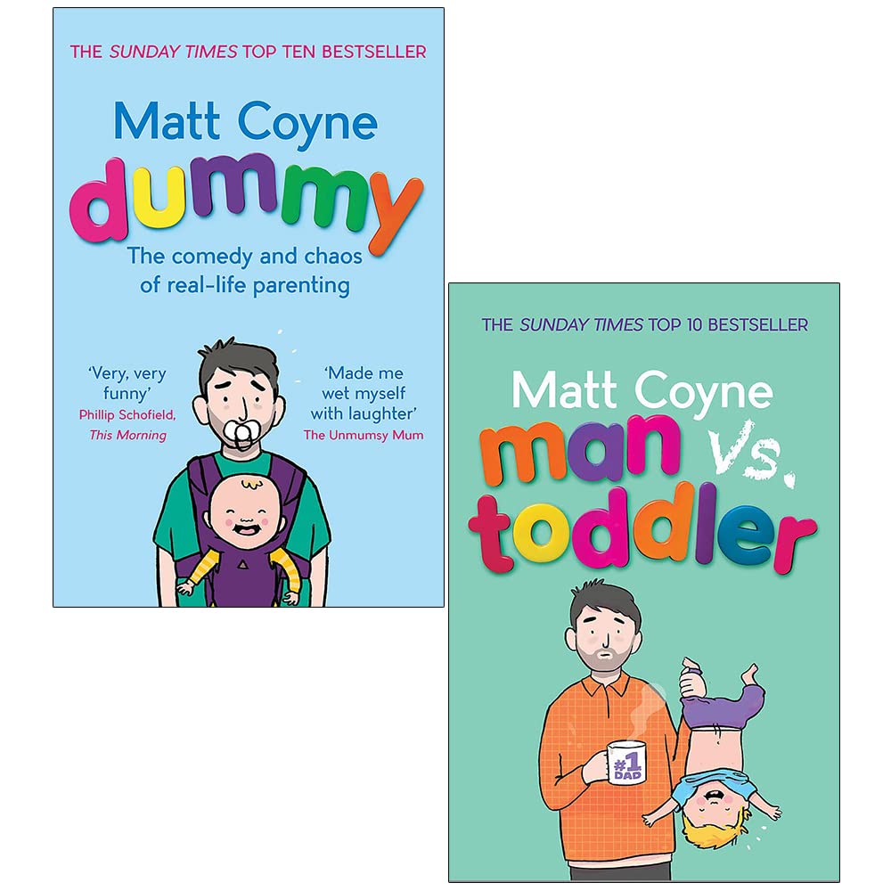 Matt Coyne 2 Books Collection Set - Man vs Toddler and Dummy - paperback parenting memoirs
