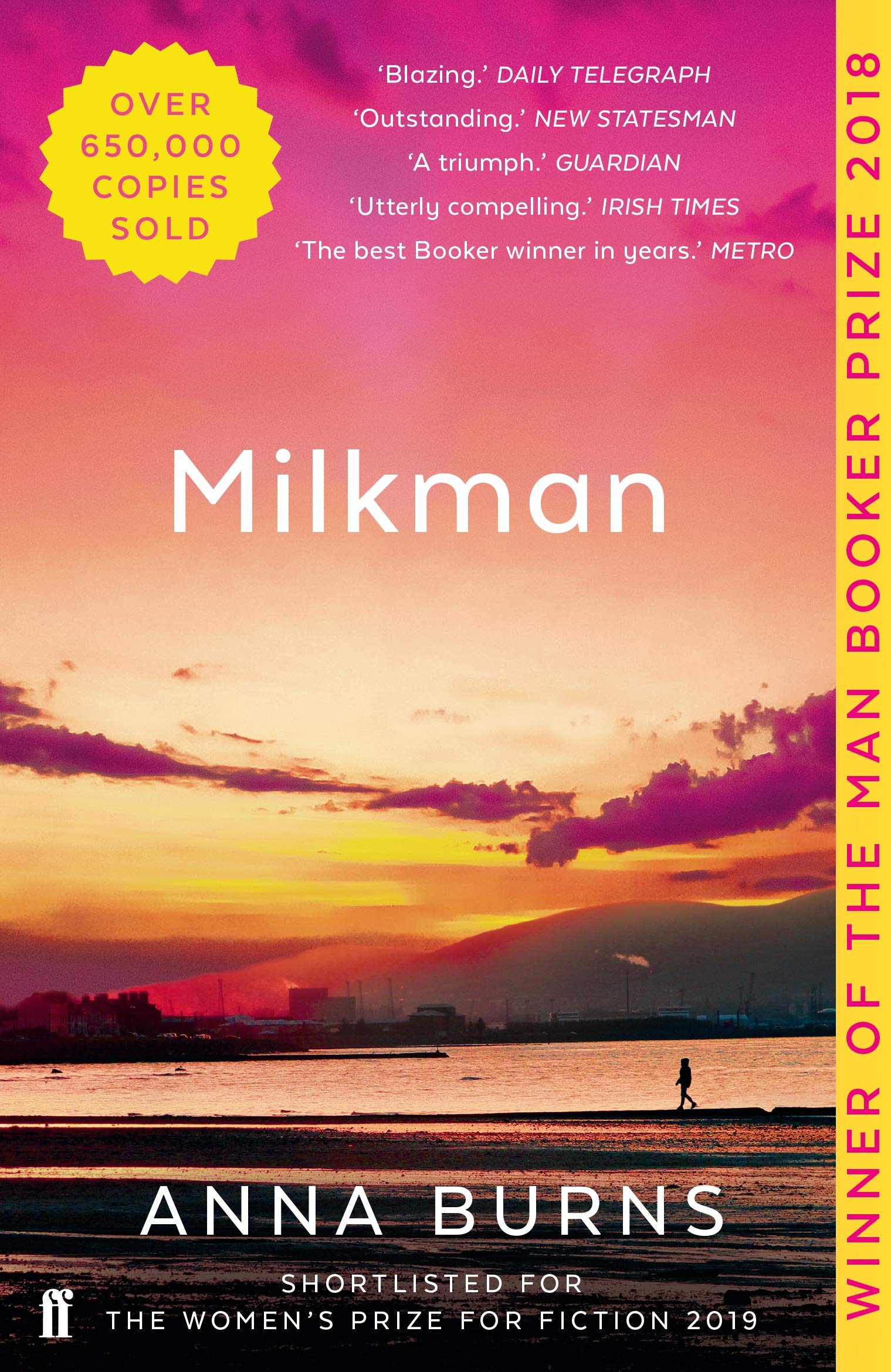 Milkman by Anna Burns - Winner of the Man Booker Prize 2018 - Paperback edition cover