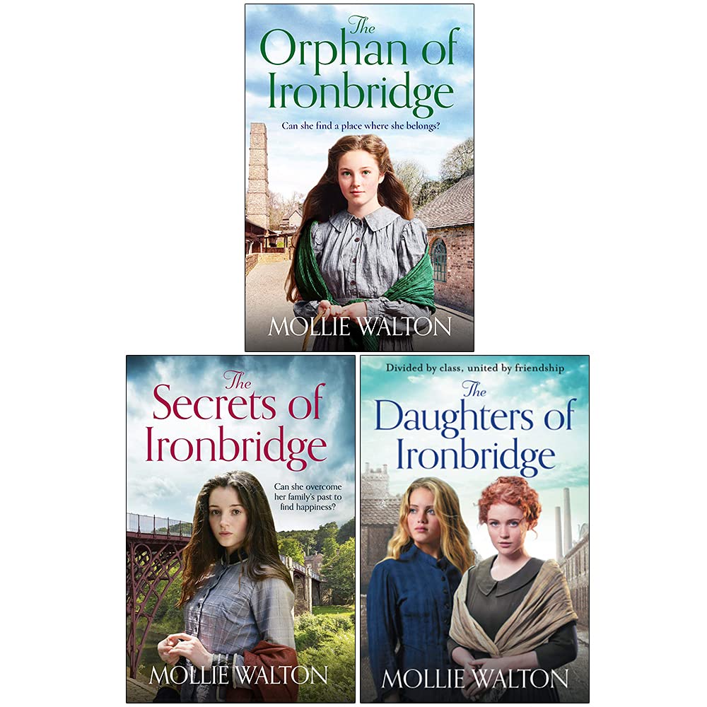 Mollie Walton Ironbridge Trilogy 3 Books Collection Set - The Daughters, Secrets and Orphan of Ironbridge - Paperback Historical Family Saga