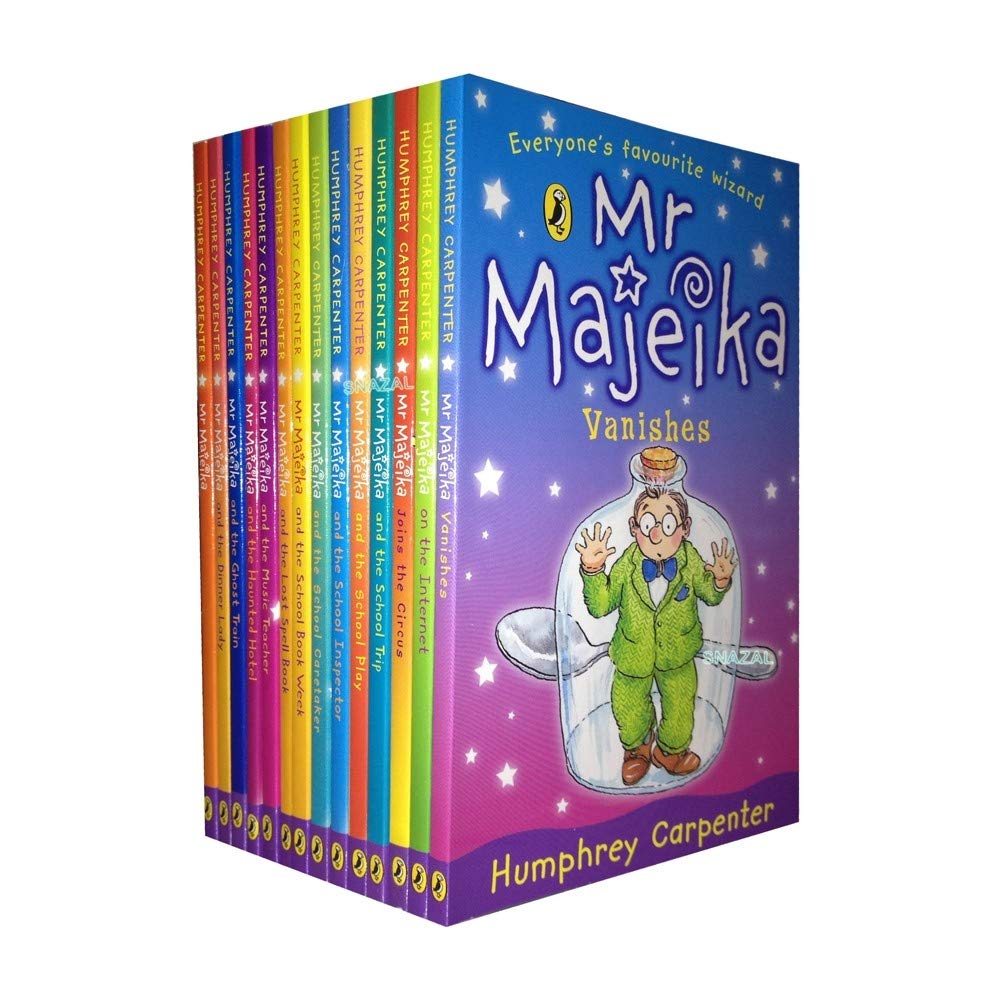 Mr Majeika 14 Books Collection Set by Humphrey Carpenter - Paperback - Ages 7+ - complete school adventure series cover