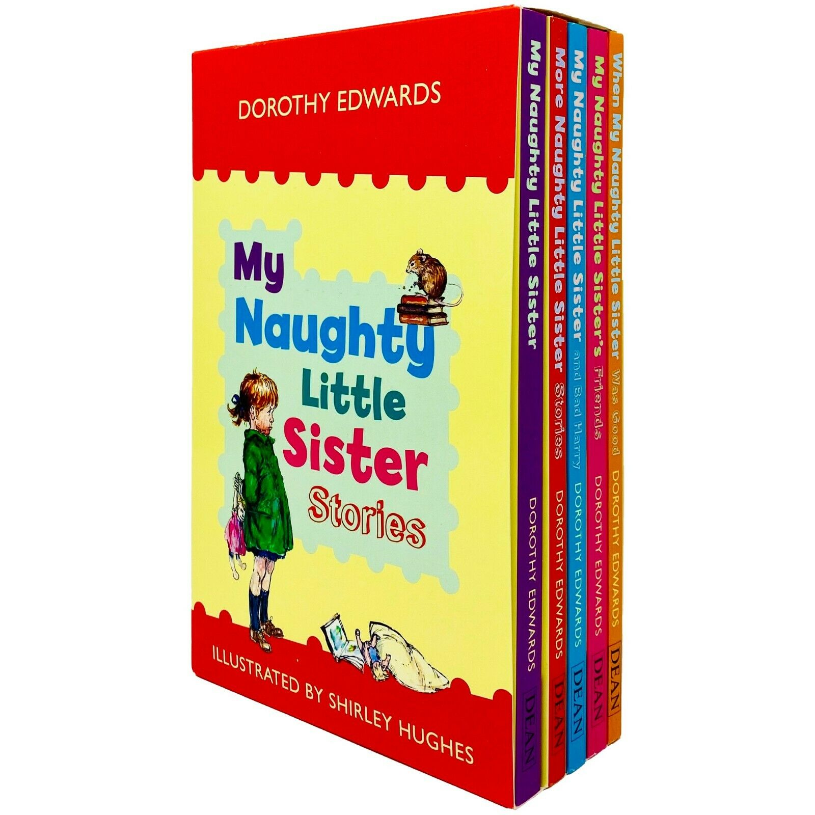 My Naughty Little Sister Stories 5 Books Collection Set by Dorothy Edwards - Paperback - Ages 7-9 - illustrated by Shirley Hughes