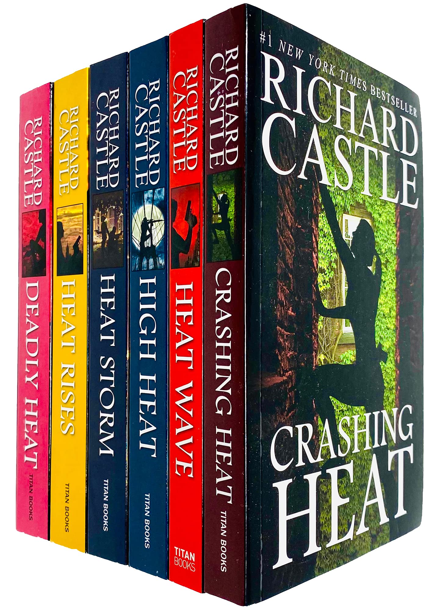Nikki Heat Series 6 Books Collection Set by Richard Castle - Paperback - Crashing Heat, Heat Wave, High Heat, Heat Storm, Heat Rises & Deadly Heat