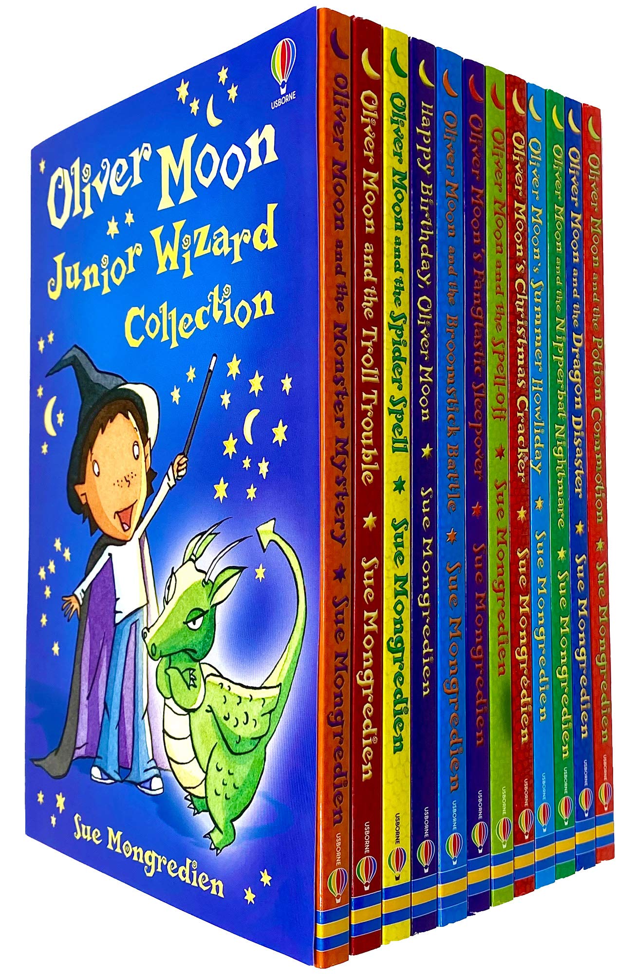 Oliver Moon Junior Wizard 12 Books Collection Set by Sue Mongredien - Paperback - Ages 7+