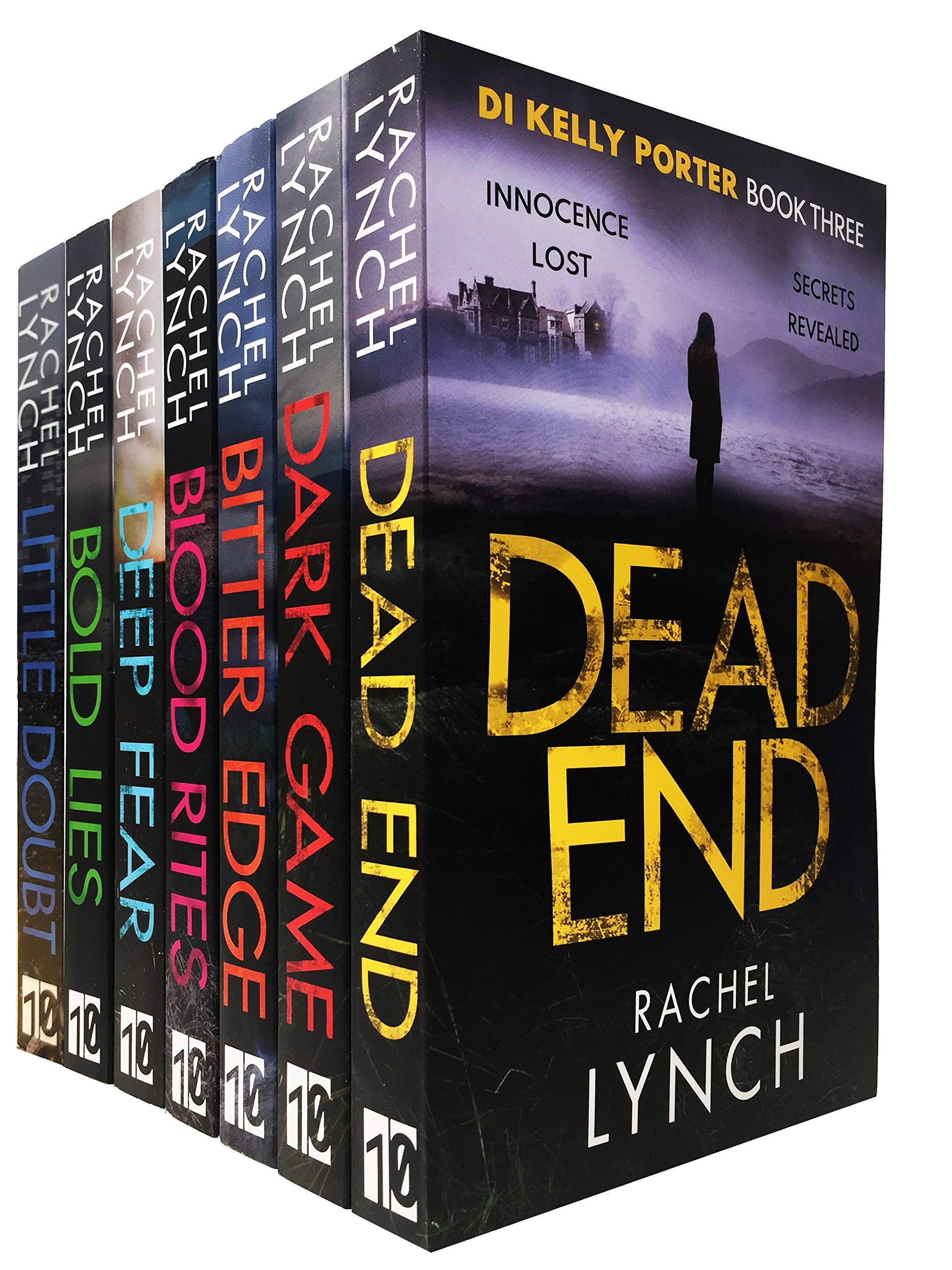 Rachel Lynch DI Kelly Porter 7 Books Collection Set including Dead End and Dark Game - Crime Thriller Paperback