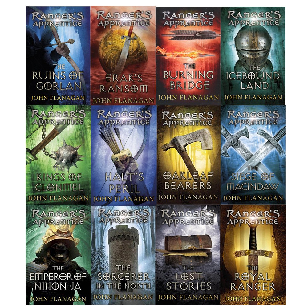 Ranger's Apprentice 12 Books Collection Set by John Flanagan - complete paperback series including The Ruins of Gorlan and The Royal Ranger