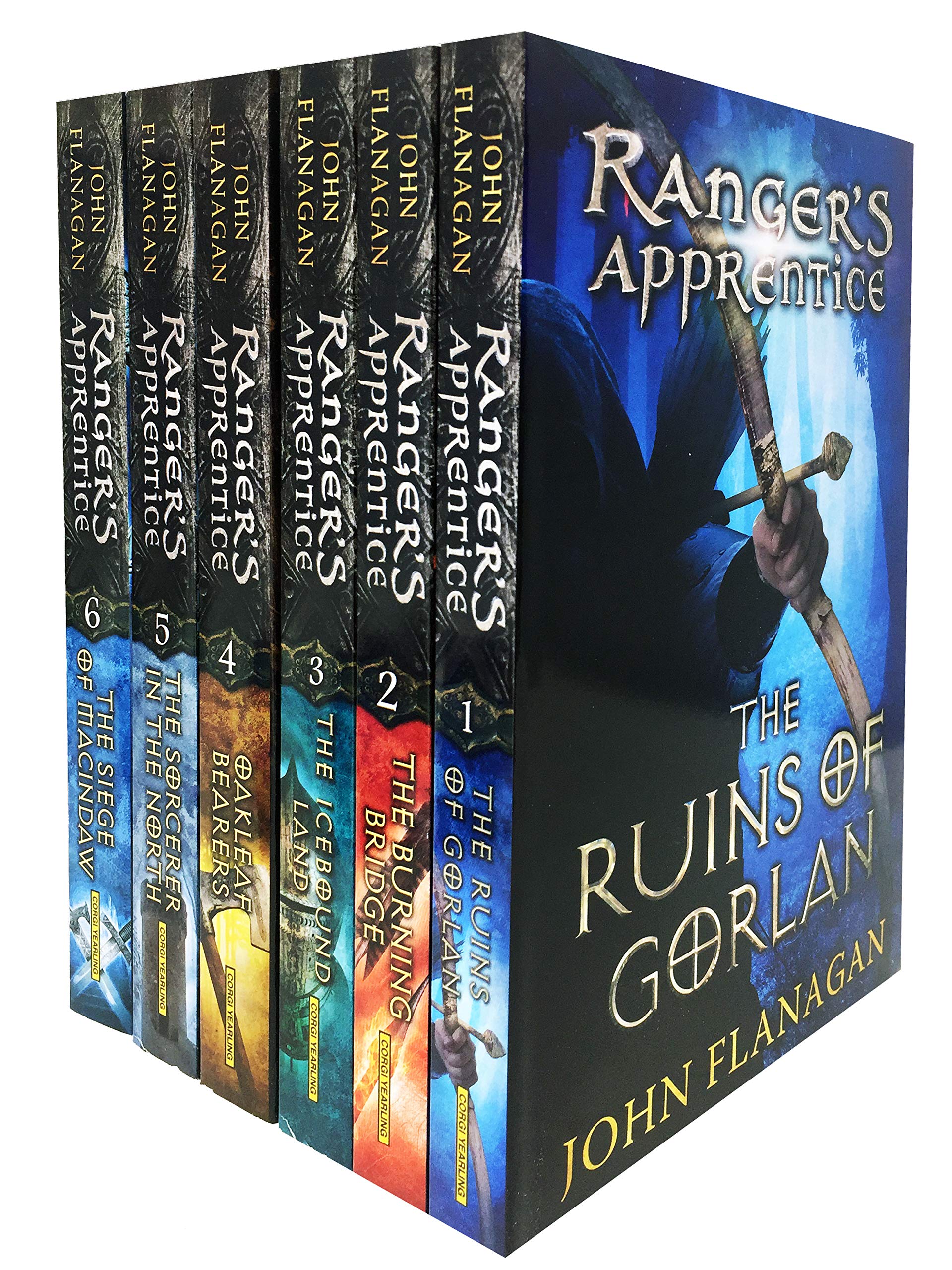 Ranger's Apprentice 6 Books Collection Set by John Flanagan - Paperback Young Adult Fantasy Series, Ages 9-12